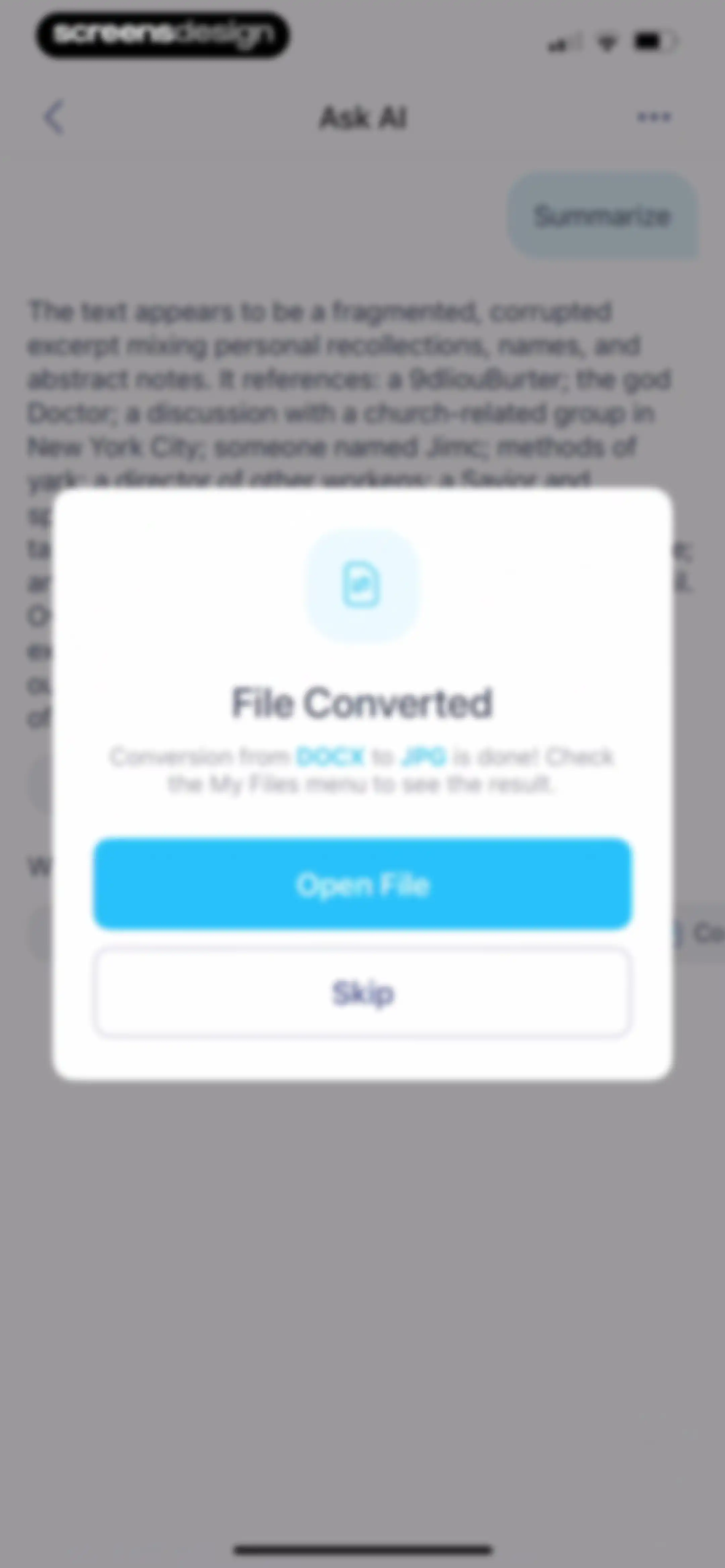 iScanner: PDF Document Scanner screen 110