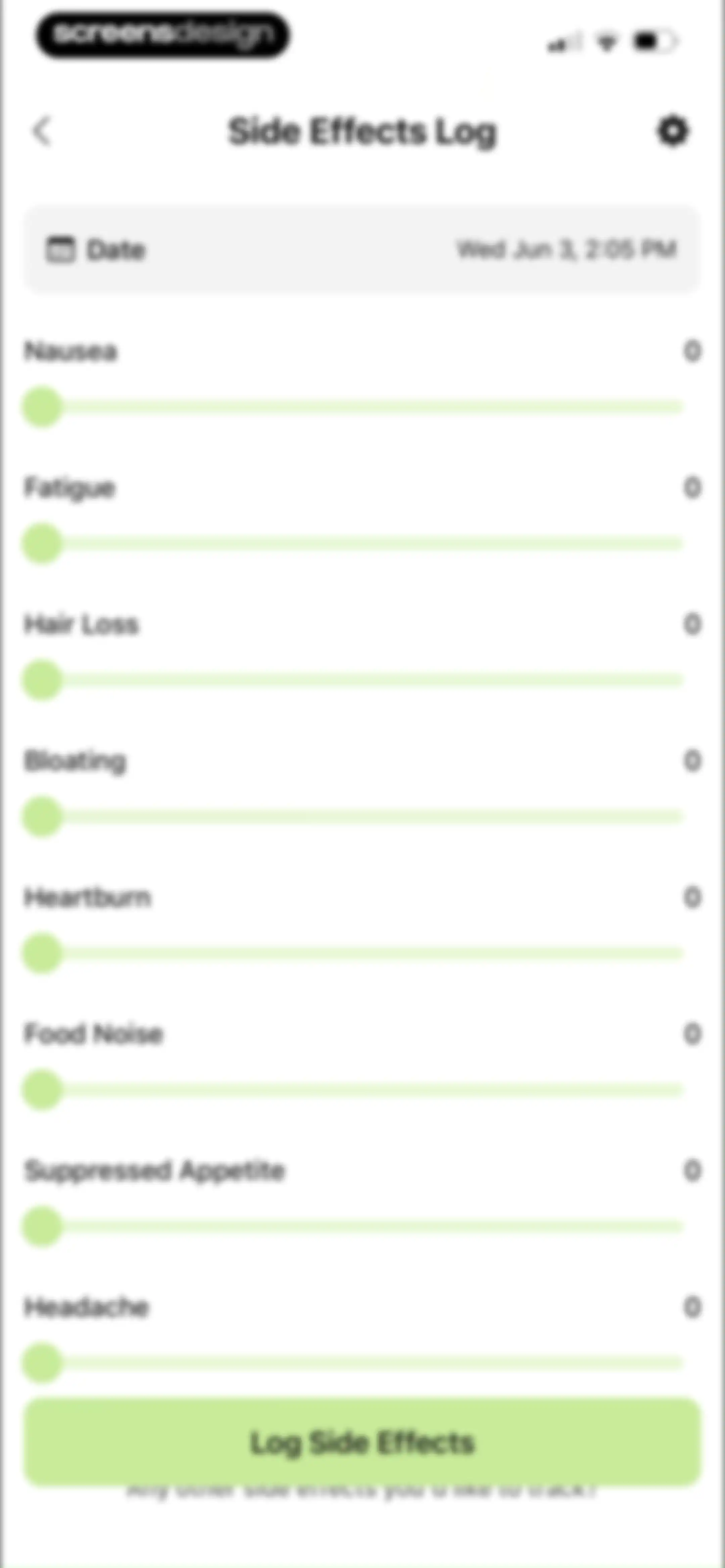 MeAgain: GLP-1 Tracker App screen 121