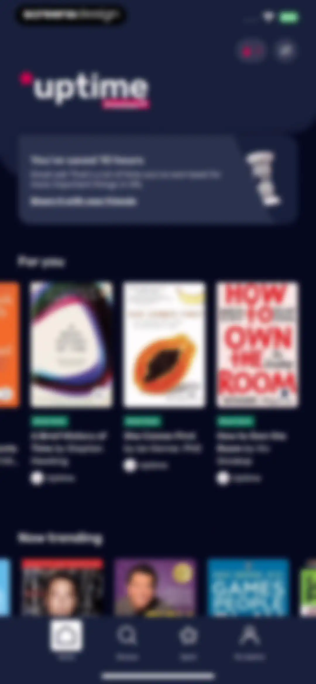 Uptime: Get smarter, stand out screen 78