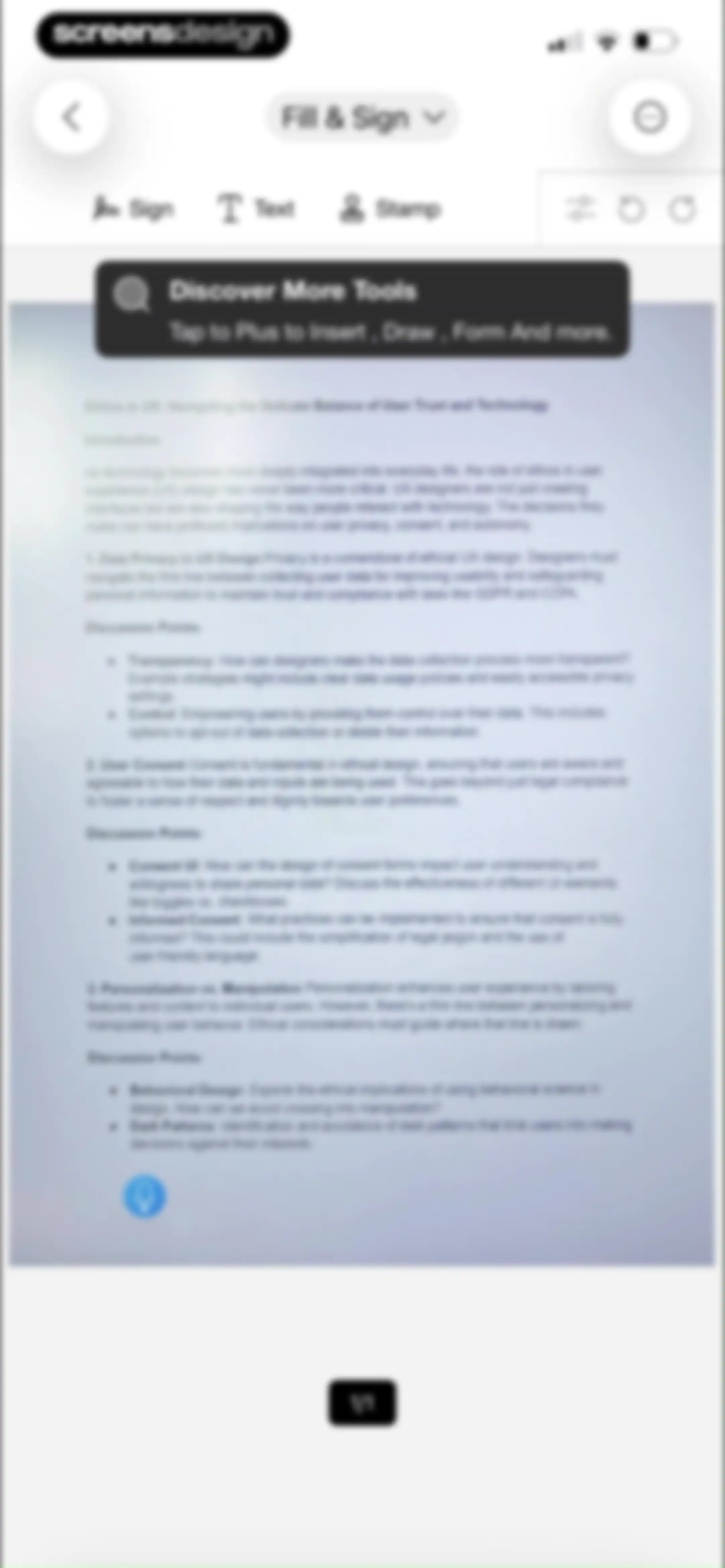 PDF Editor: Read, Scan & Sign screen 111