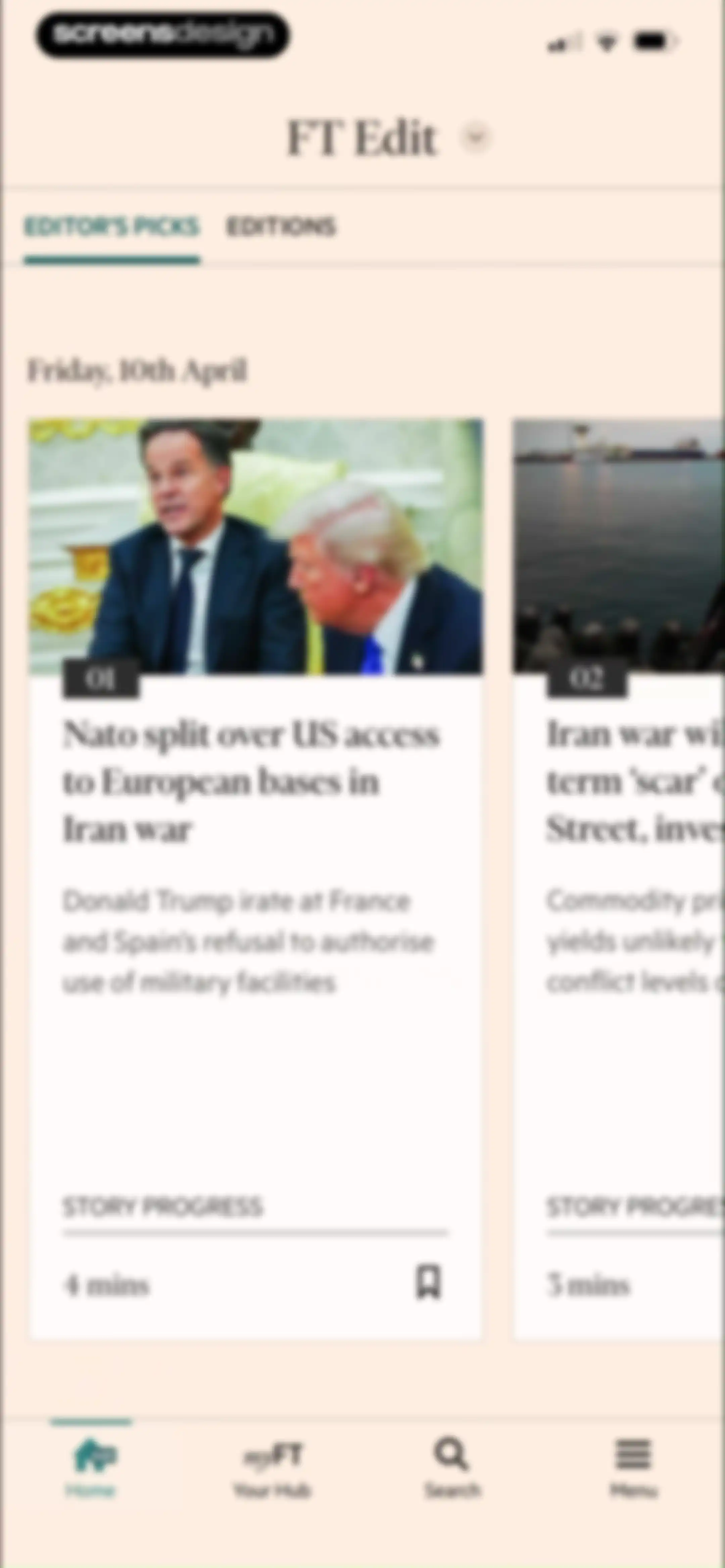Financial Times: Business News screen 89