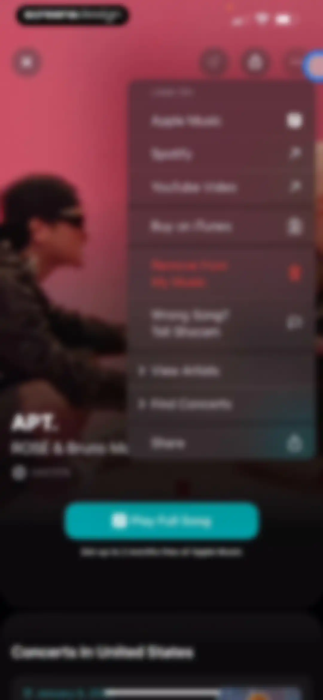 Shazam: Find Music & Concerts screen 12