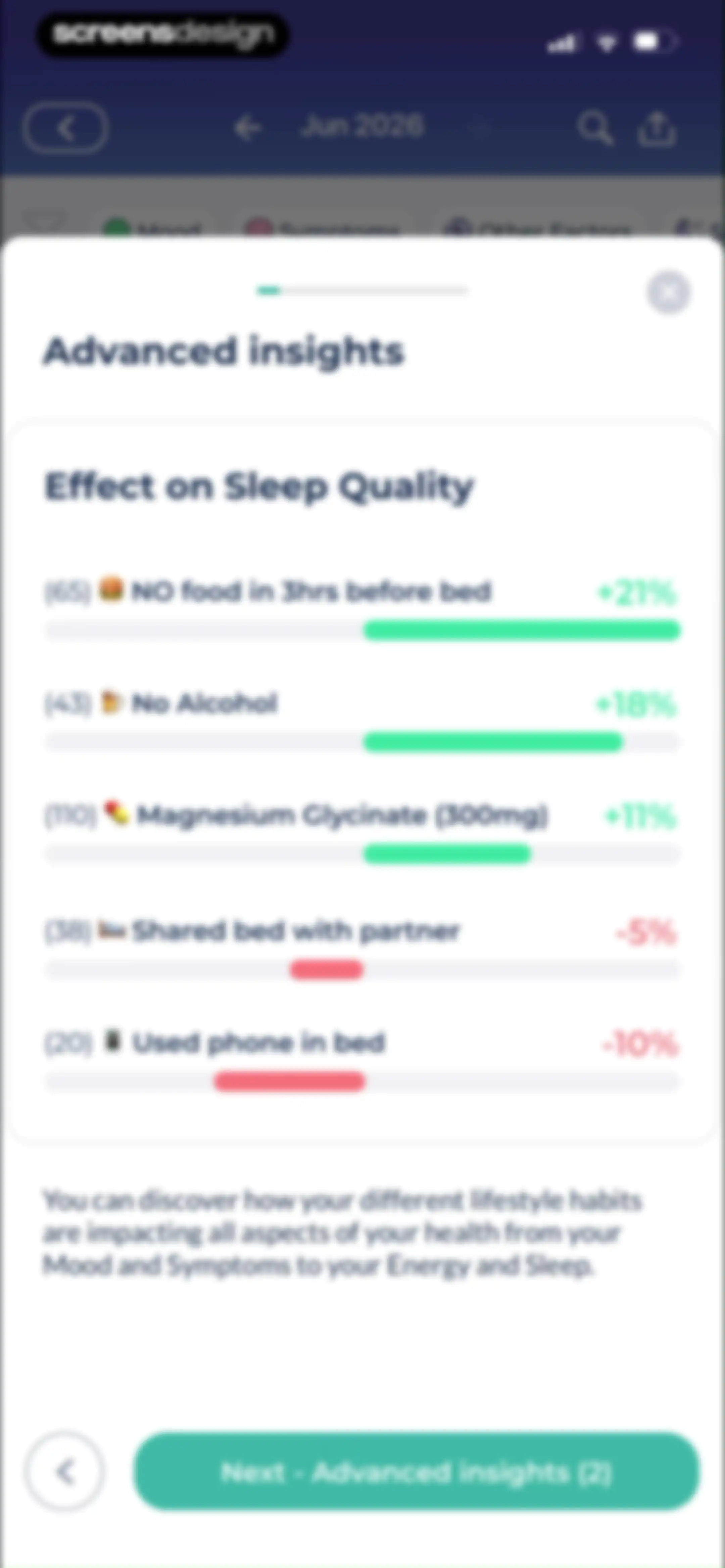 Bearable - Symptom Tracker screen 100