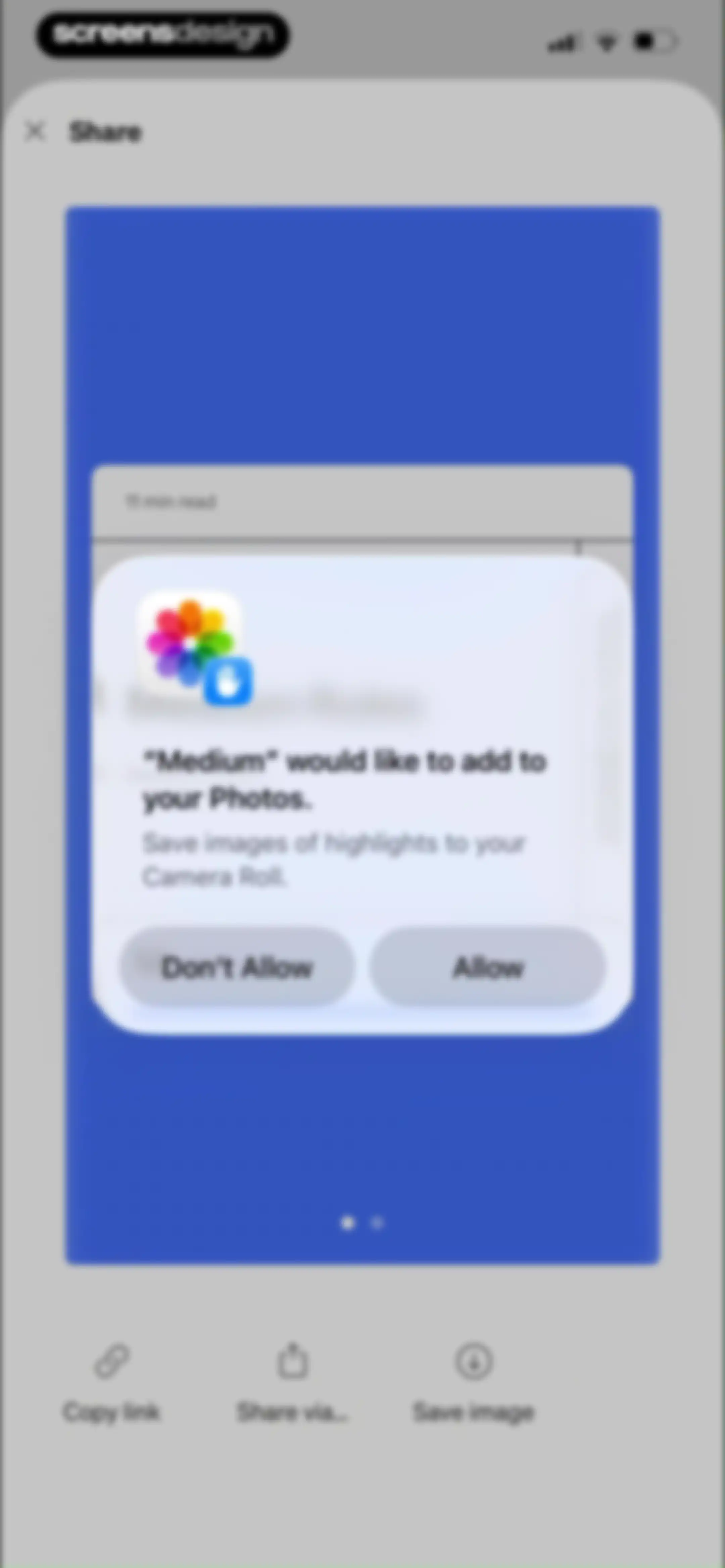 Medium: Read & Write Stories screen 30