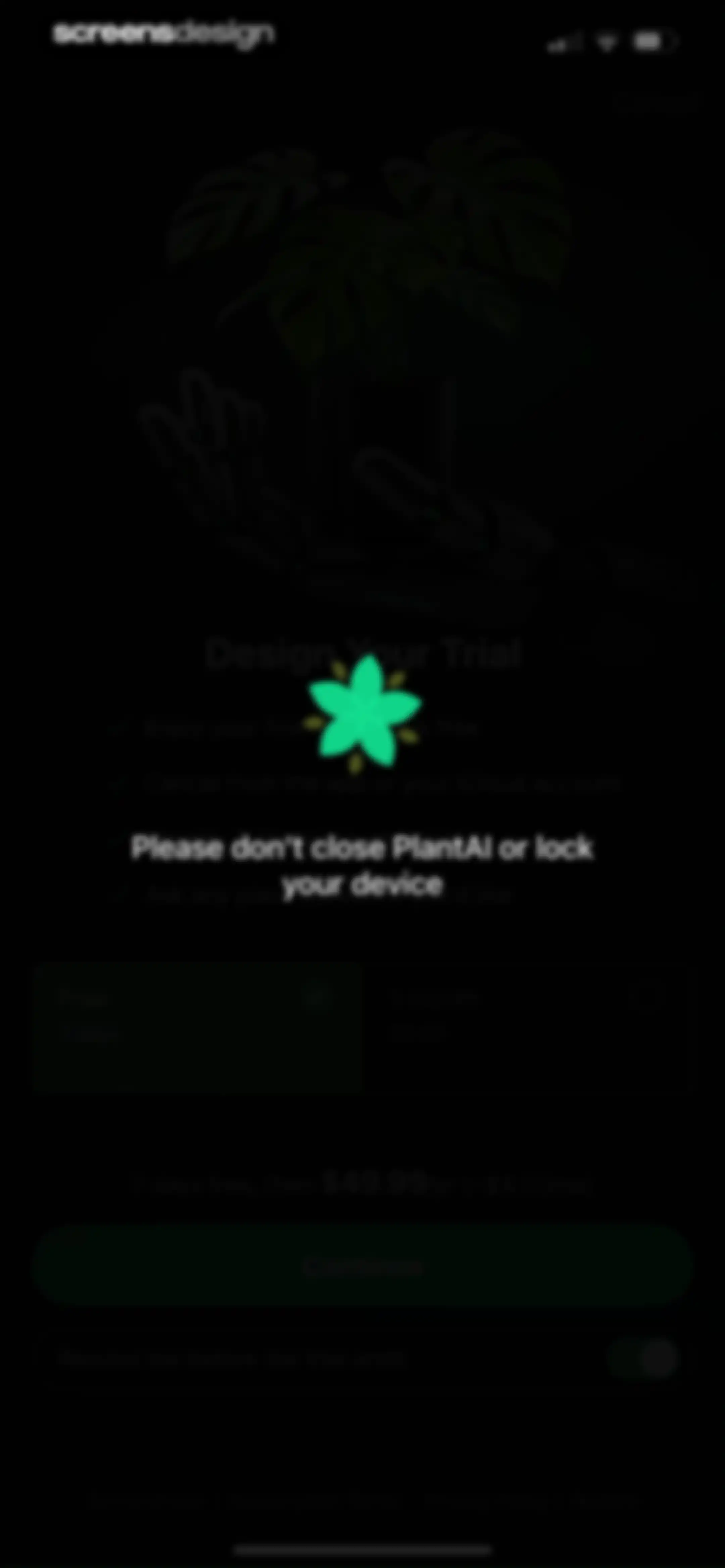 PlantAI: Identifier & Diagnose screen 16