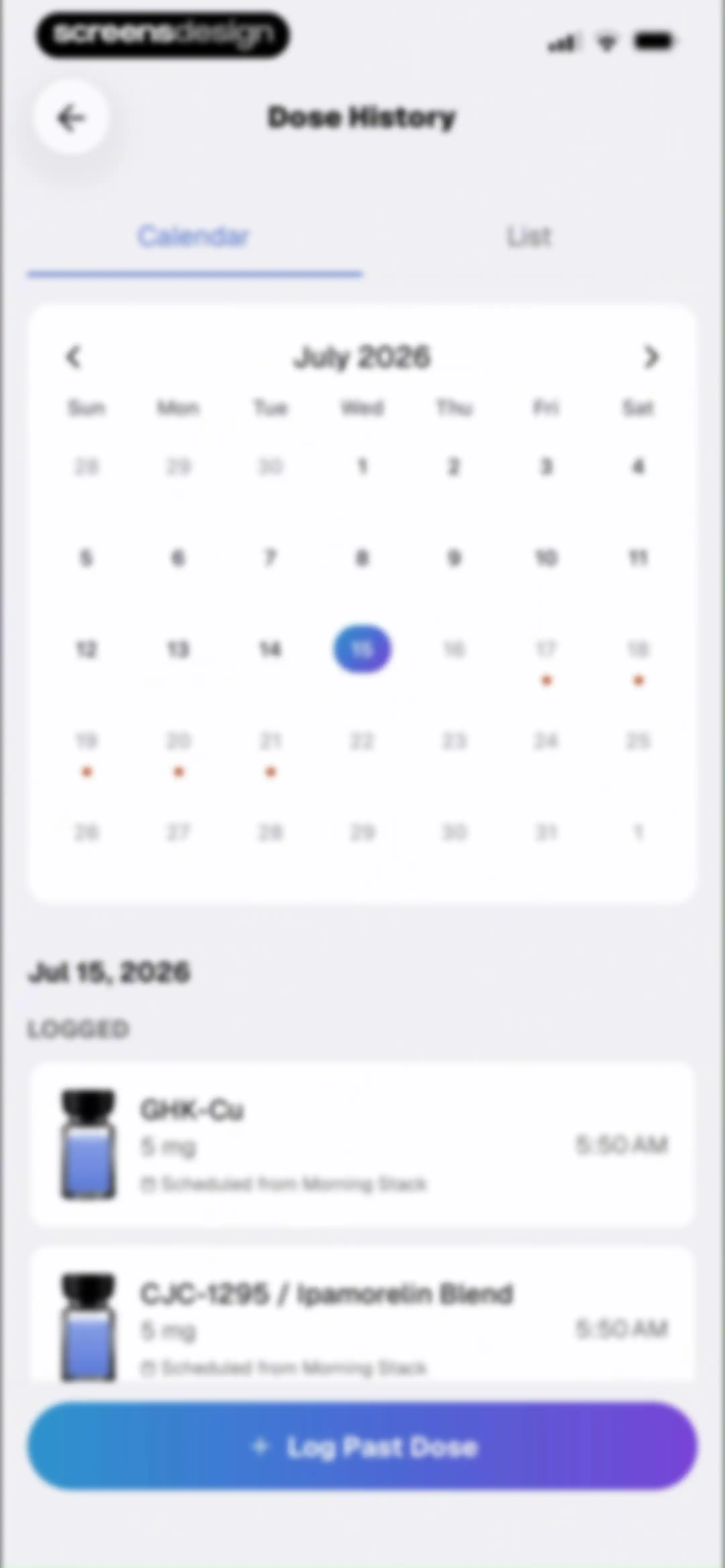 Pep AI: Peptide GLP-1 Tracker screen 71