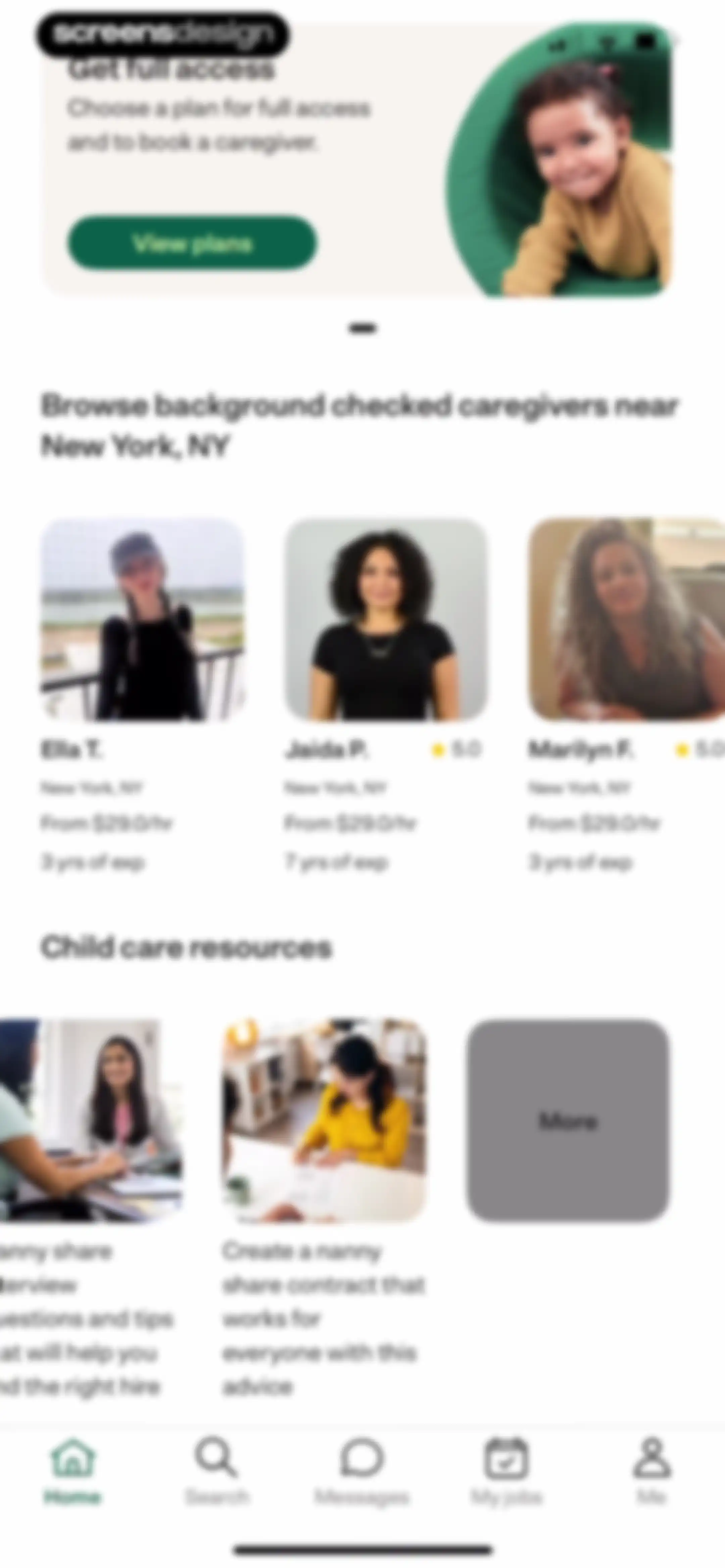 Care.com: Hire Caregivers screen 62