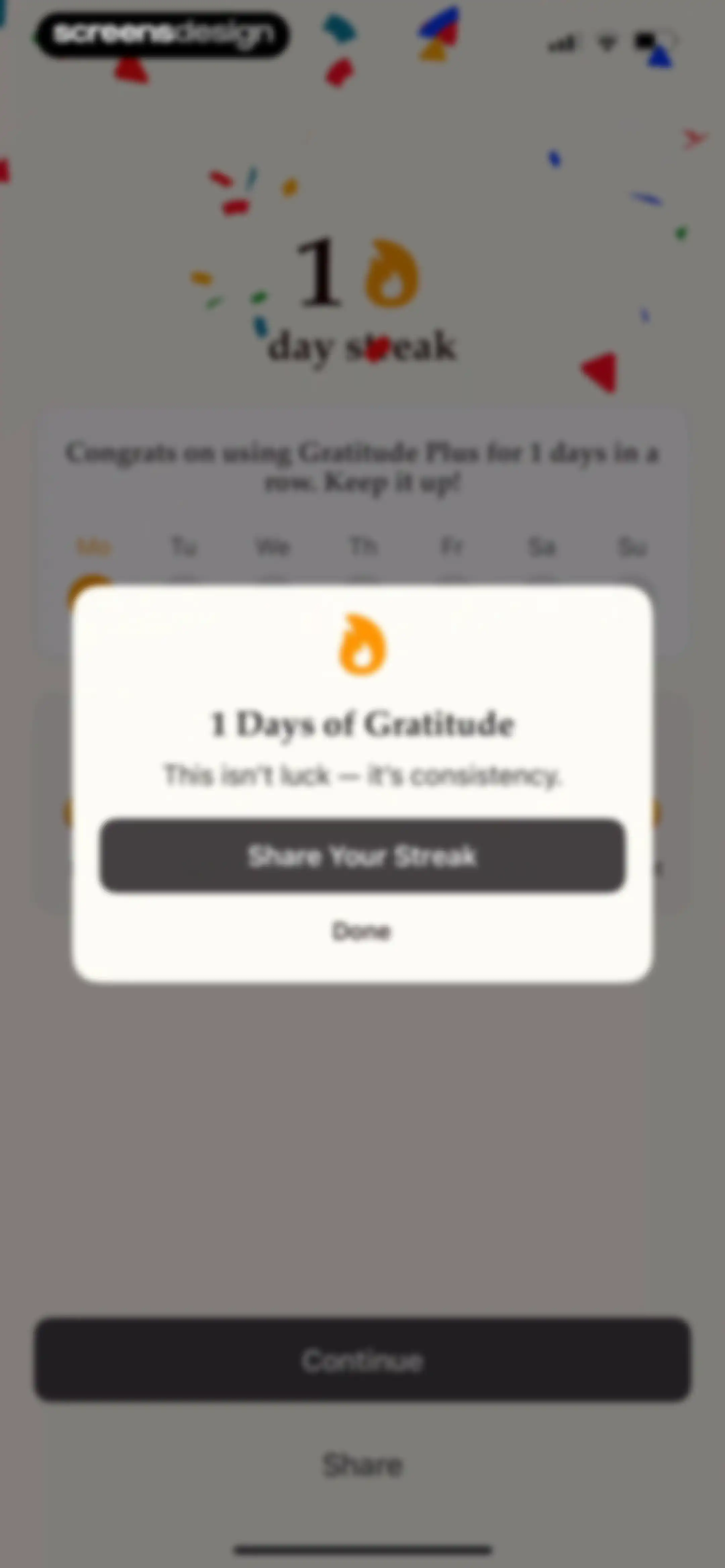 Gratitude Plus – Journal screen 71