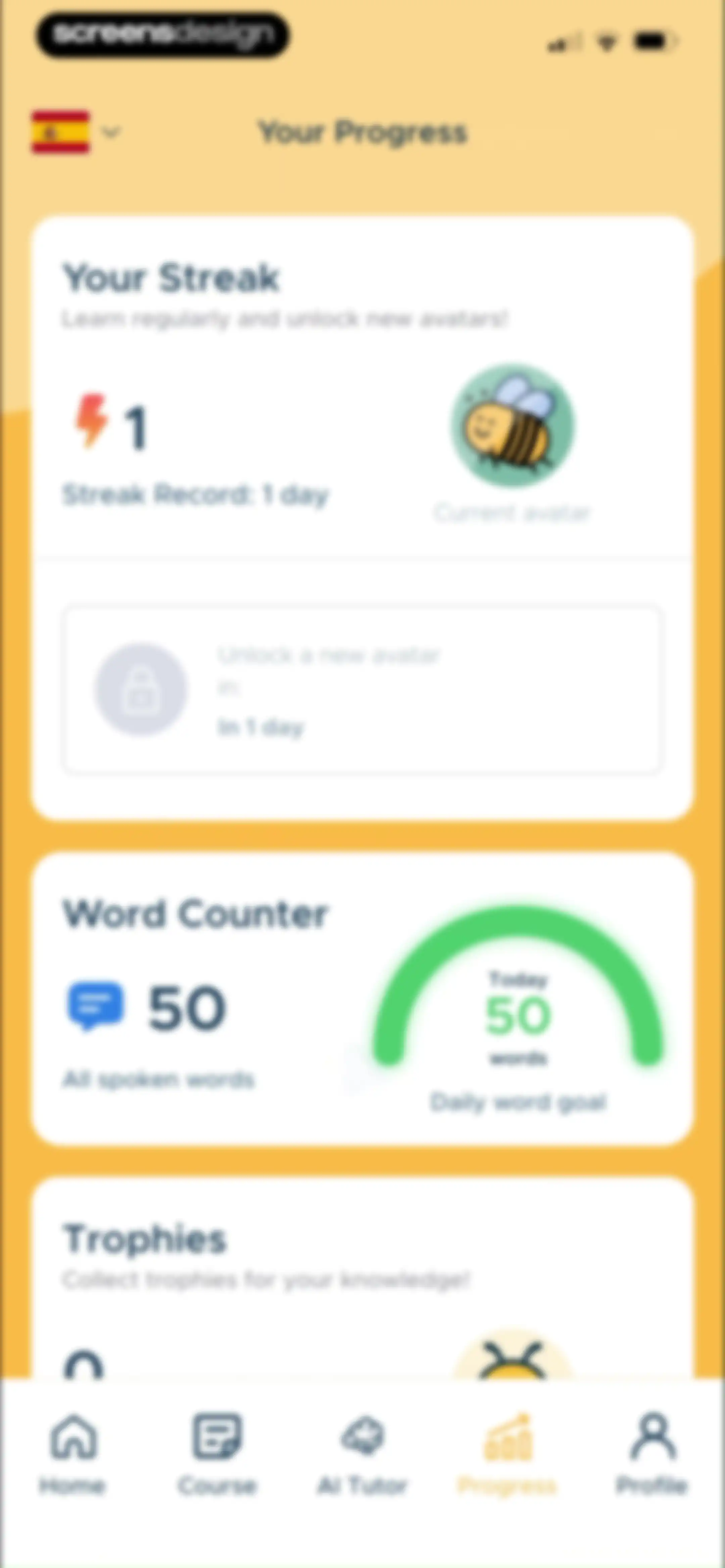 BeeSpeaker Learn English screen 108