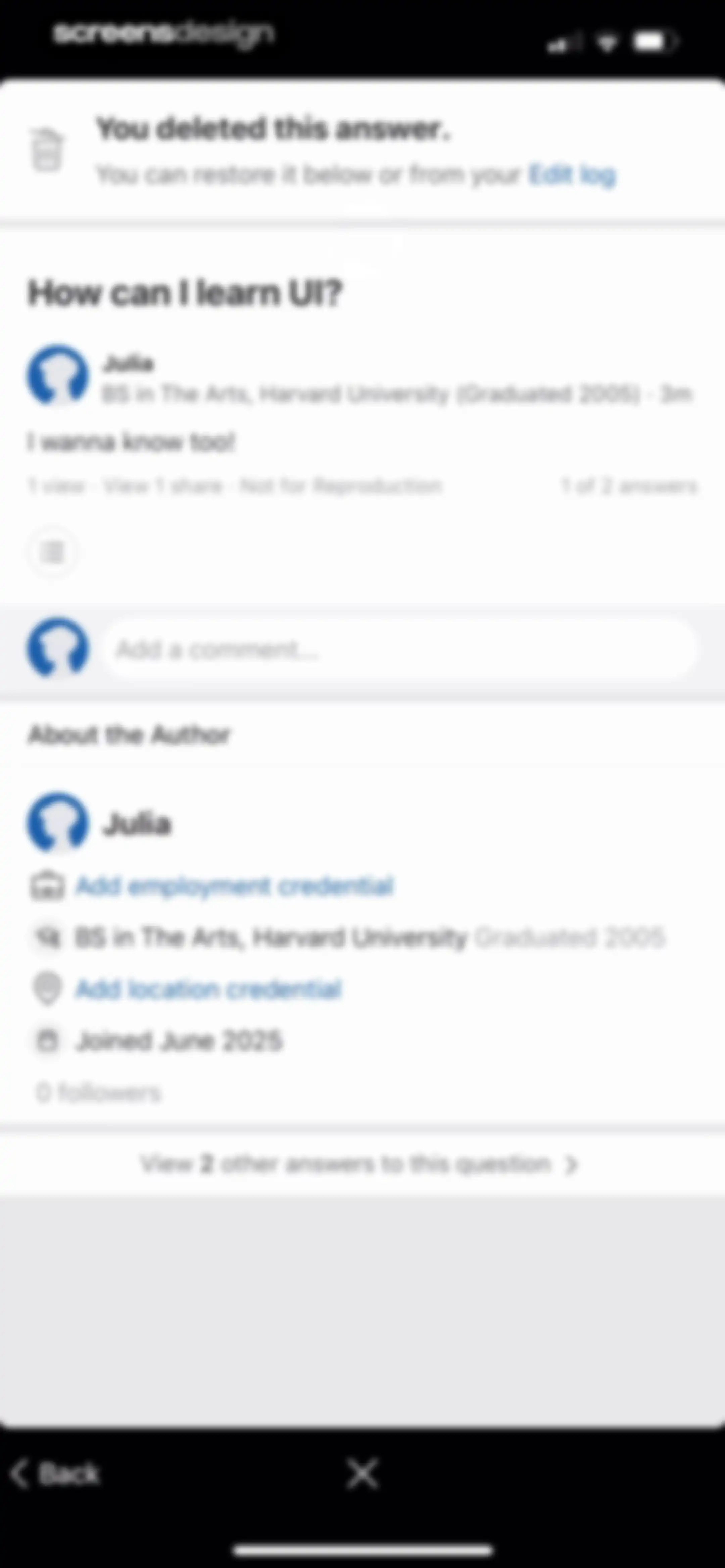 Quora screen 45