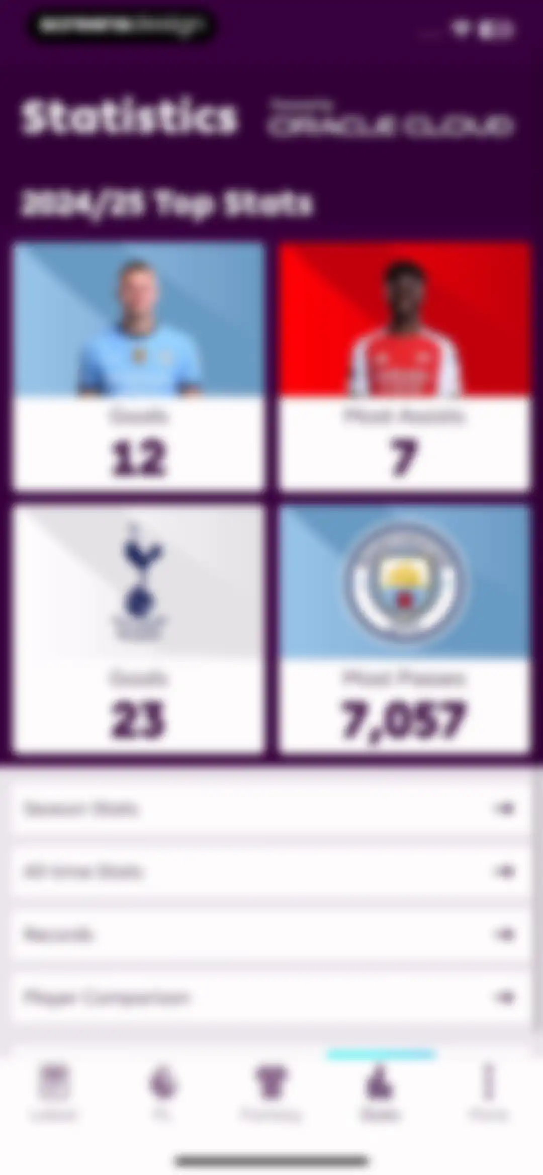 Premier League - Scores, News screen 141