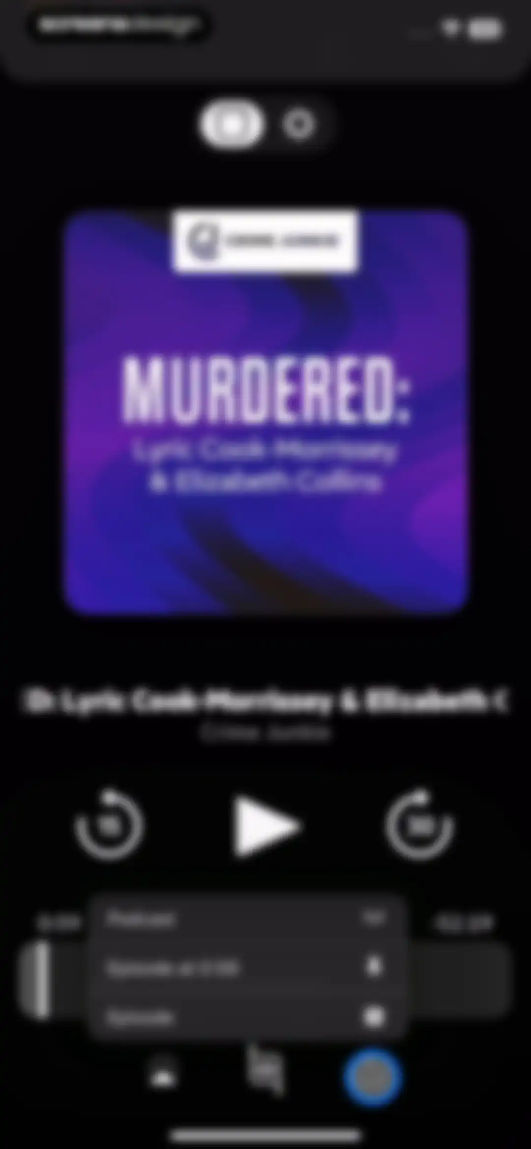Castro: Podcast App & Player screen 25