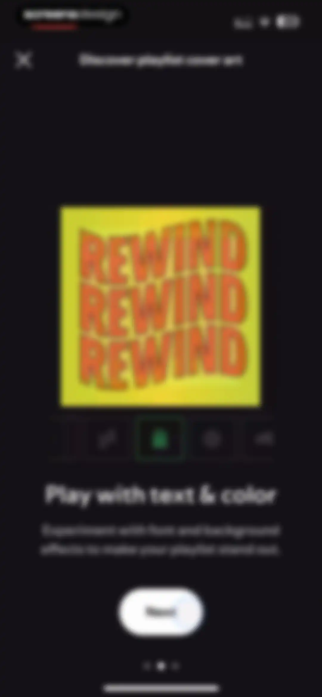 Spotify: Music and Podcasts screen 102