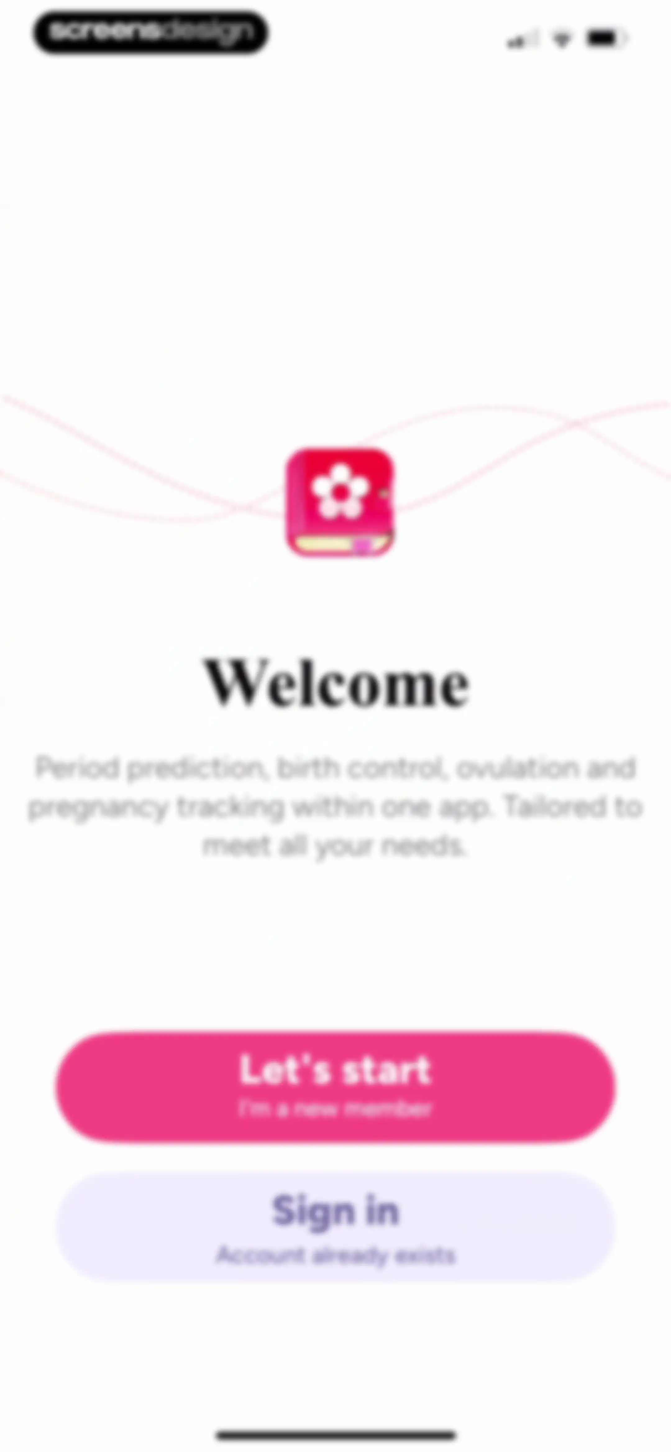 Period Tracker Period Calendar screen 2