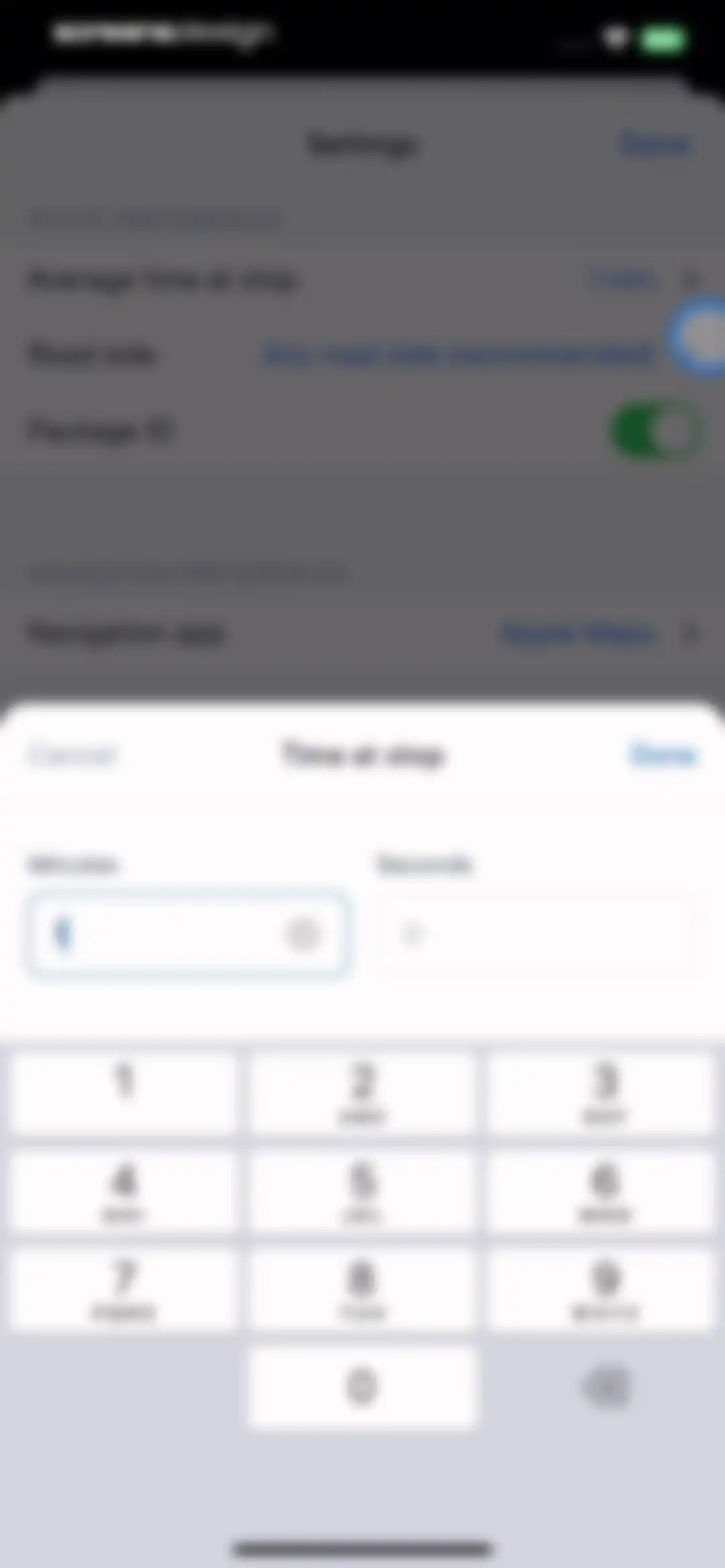 Spoke Route Planner screen 64
