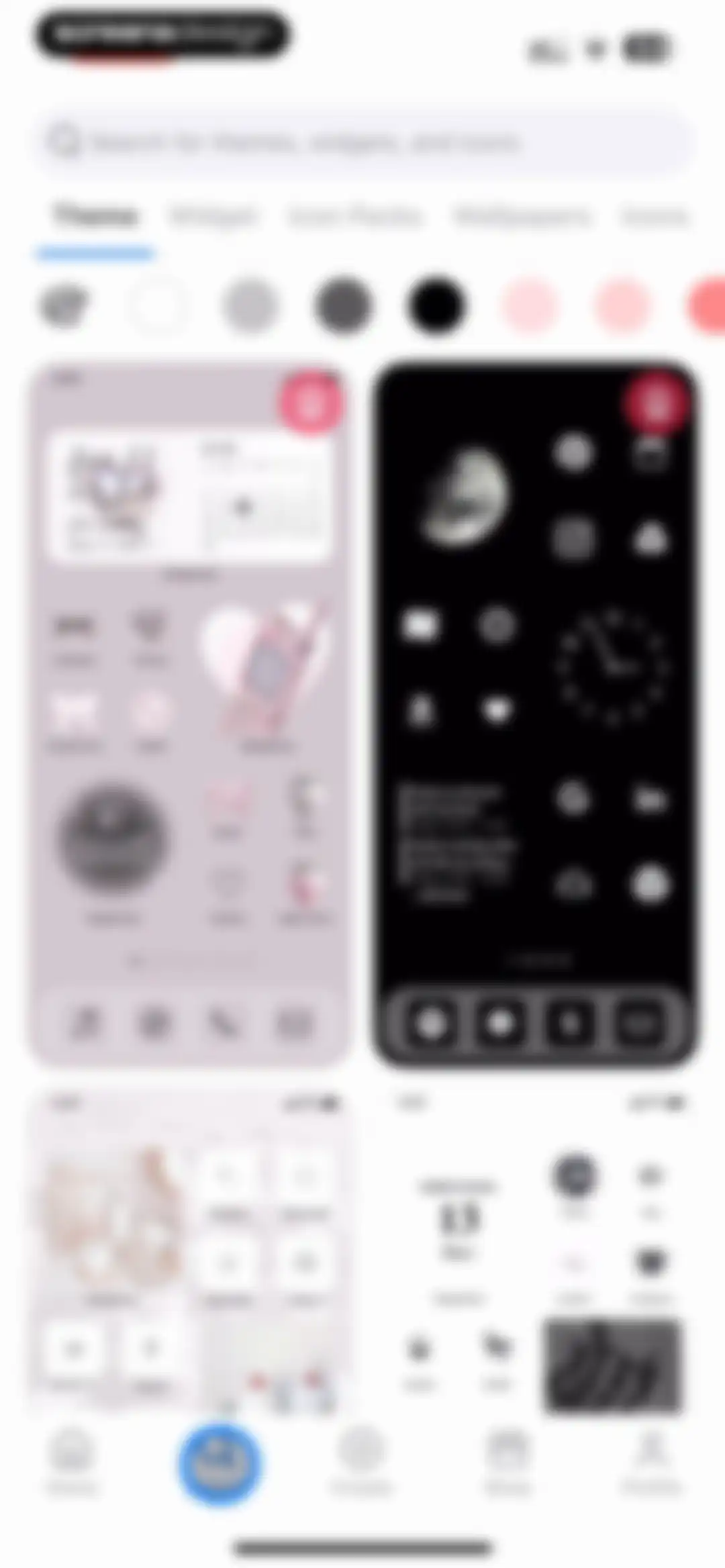 WidgetClub:Widget, Theme, Icon screen 66
