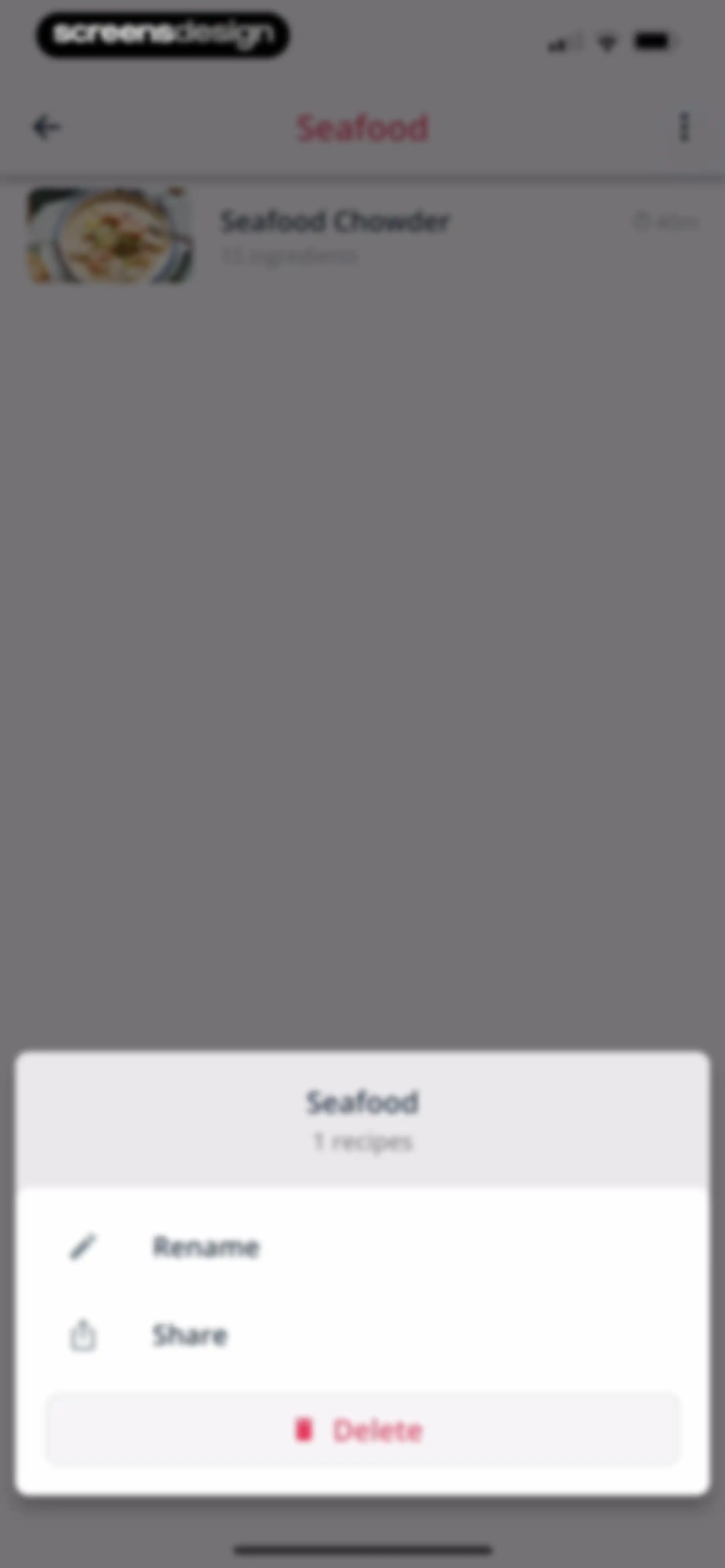 Stashcook: Recipe Keeper screen 123