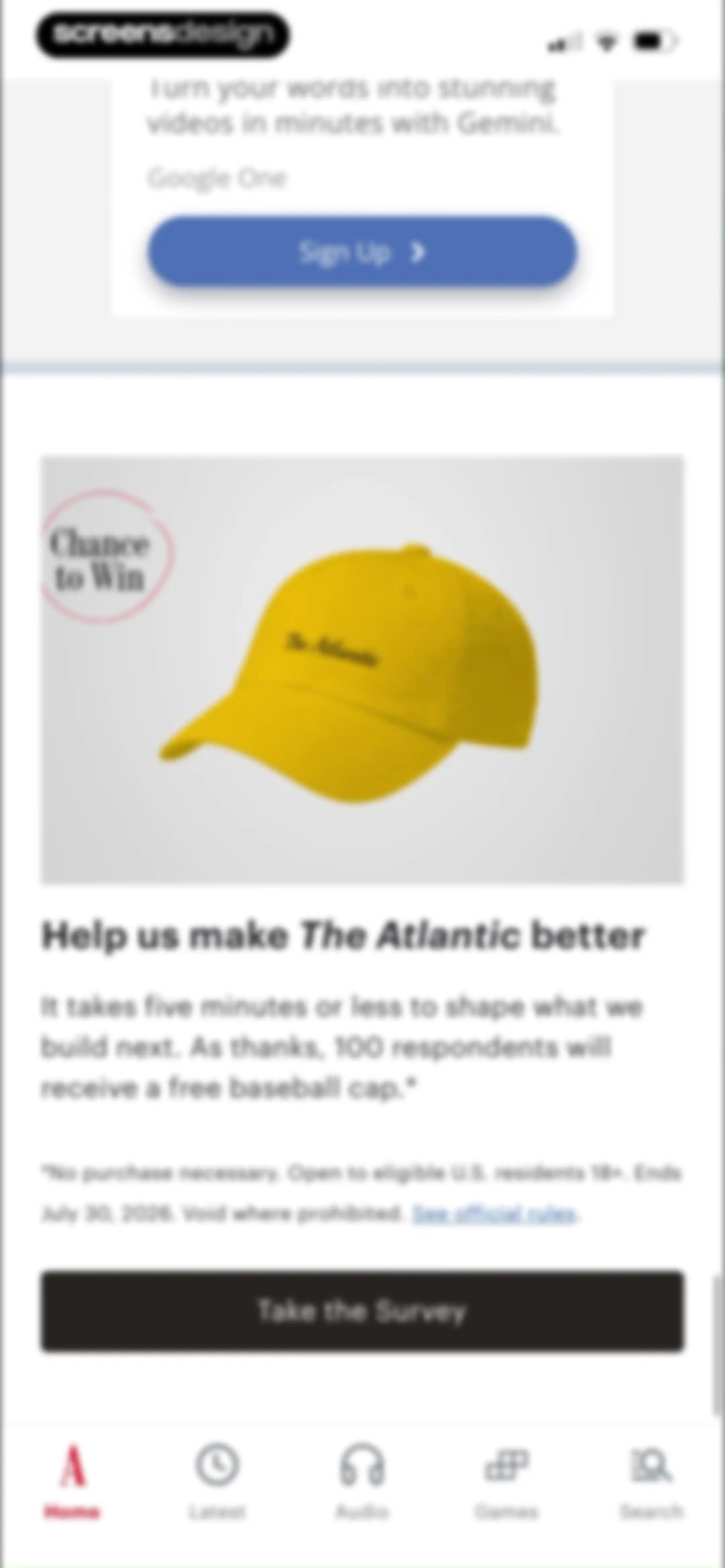 The Atlantic Magazine screen 27