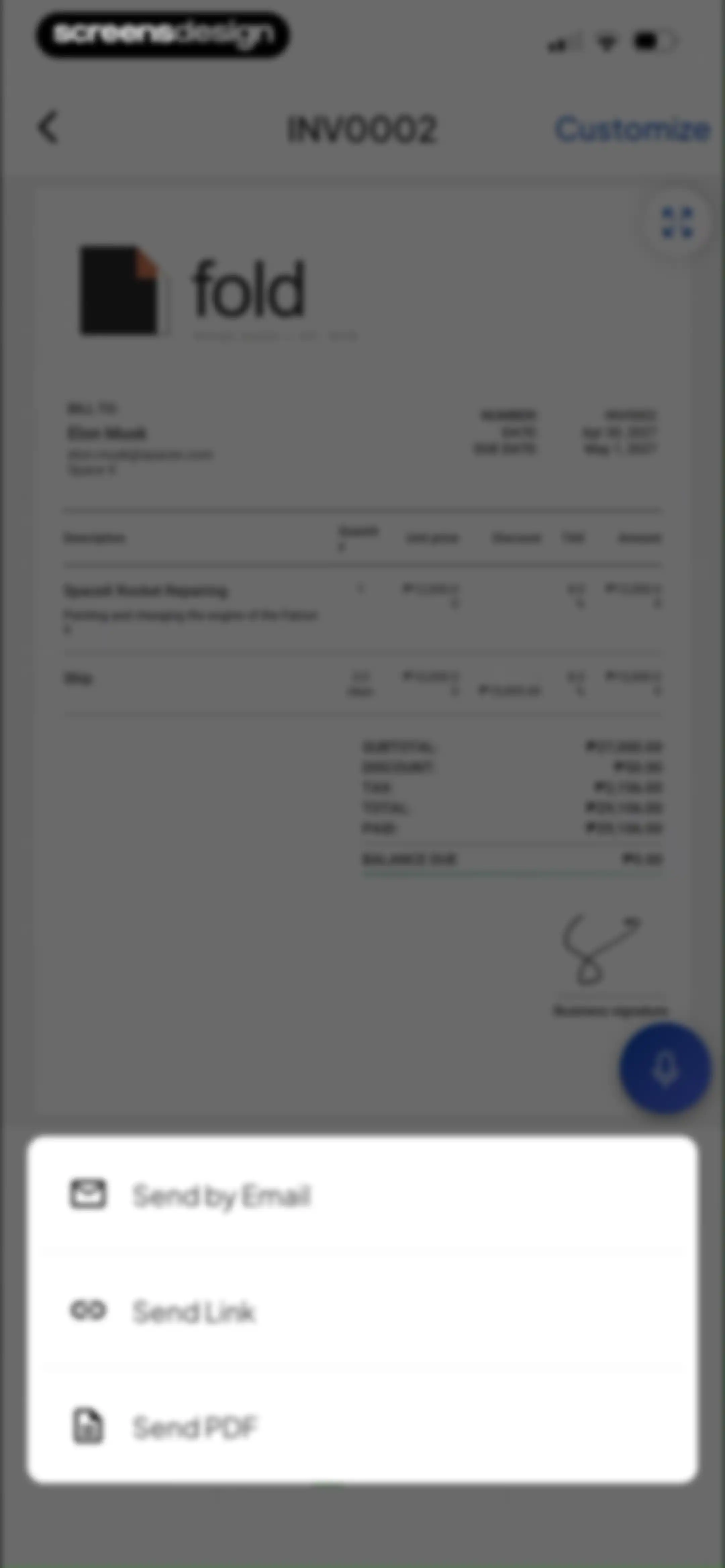 Invoice Maker - Invoice Fly screen 73