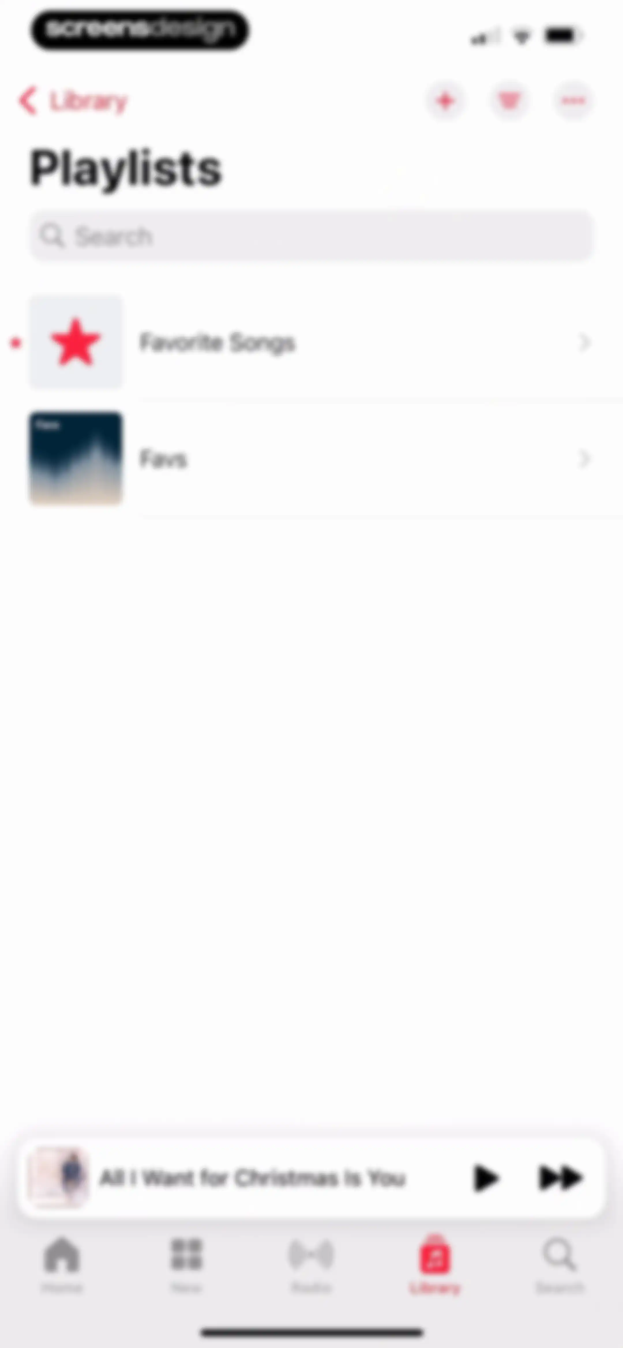 Apple Music screen 91