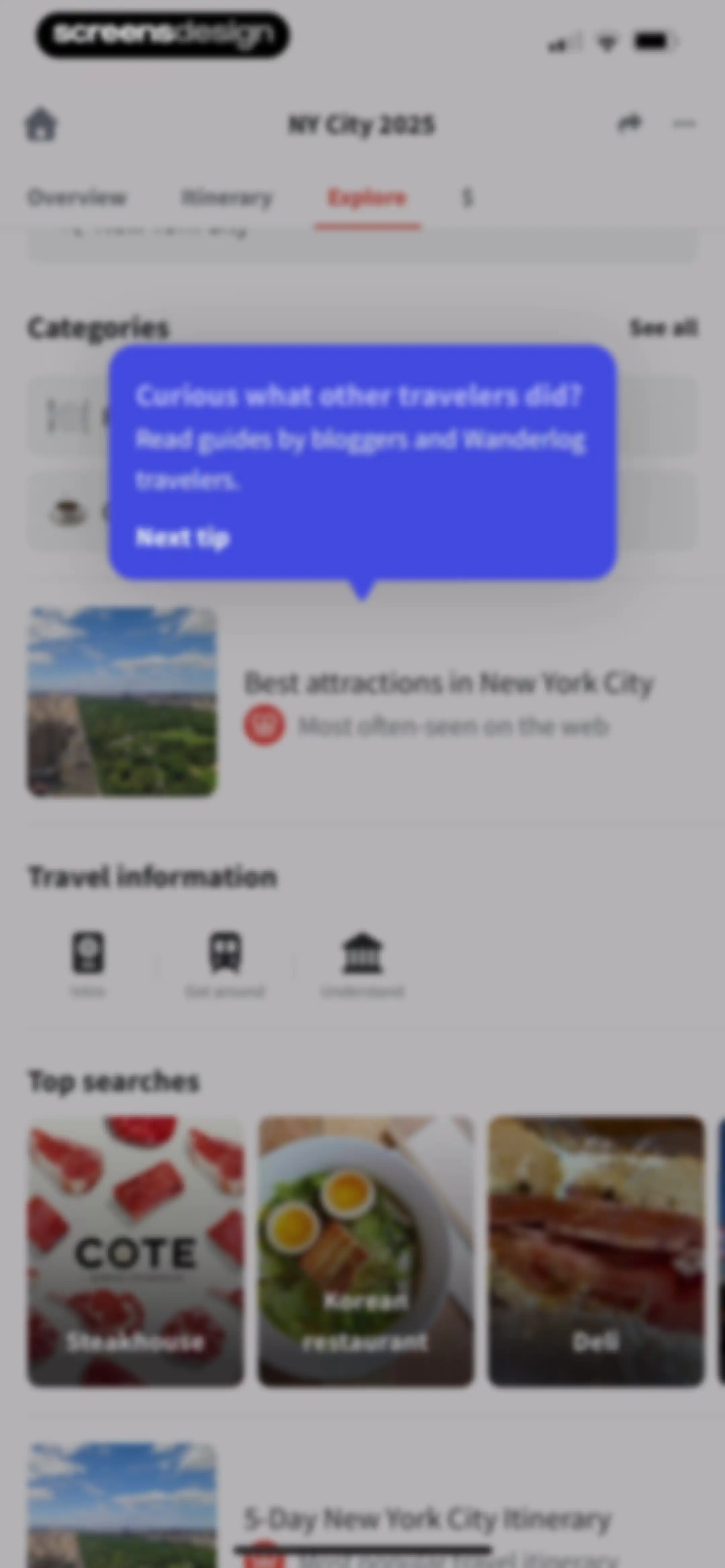 Wanderlog - Travel Planner screen 144