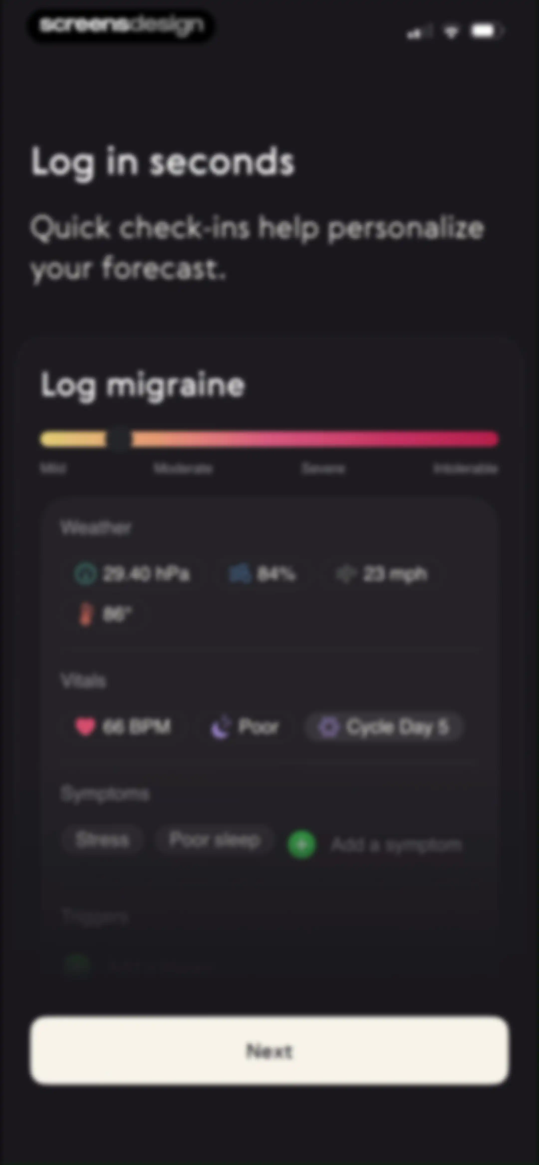 Relief - Migraine Tracker screen 20
