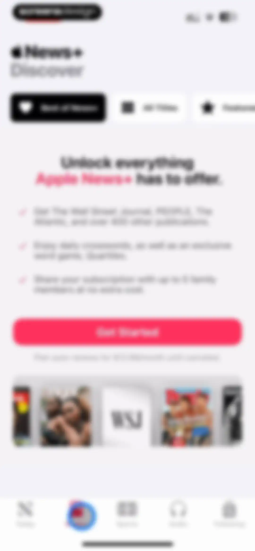 Apple News screen 109