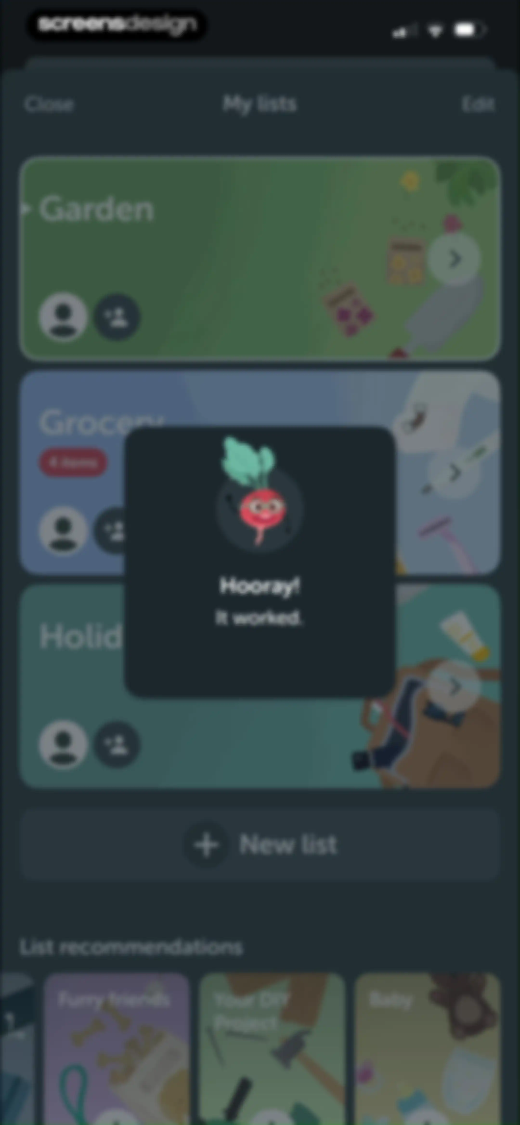 Bring! Grocery Shopping List screen 55