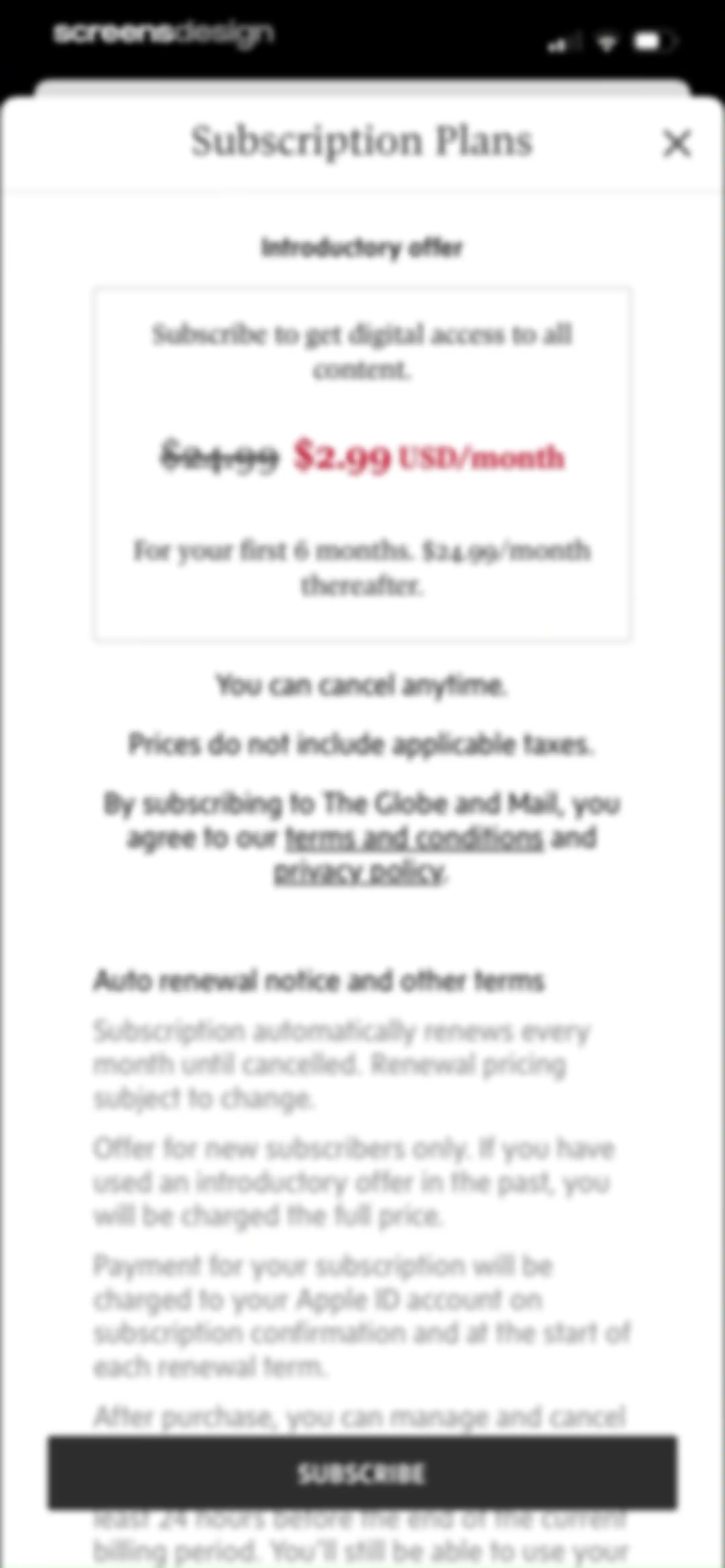 The Globe and Mail screen 81