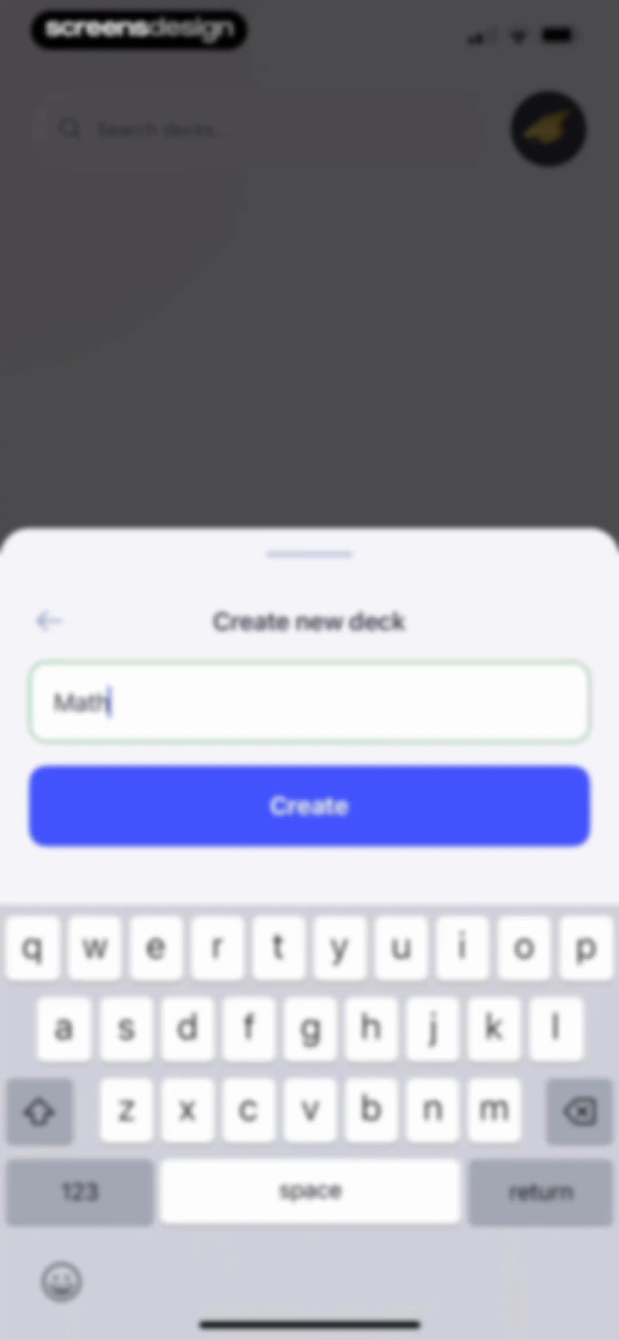 Cogni: Flashcards Learning screen 13