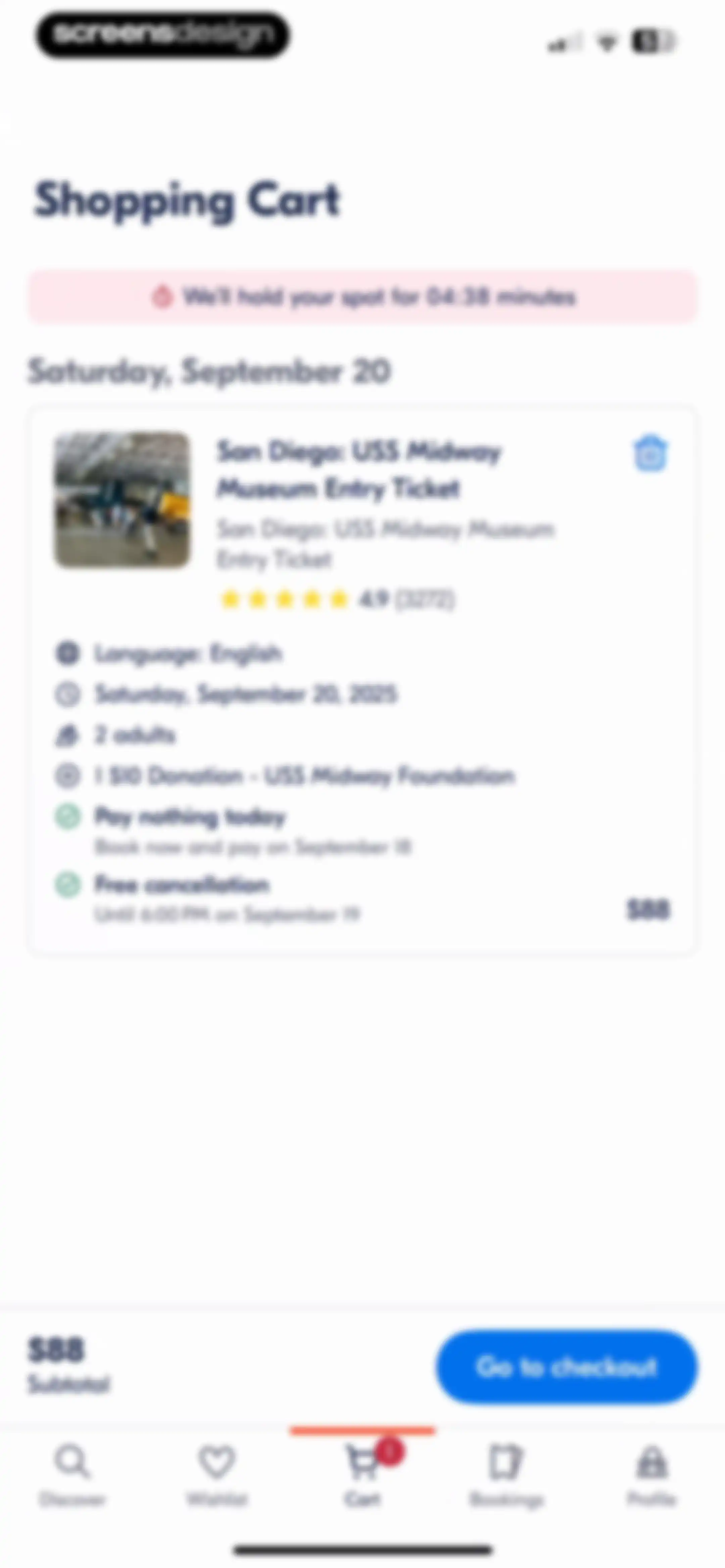 GetYourGuide: Plan & Book screen 104