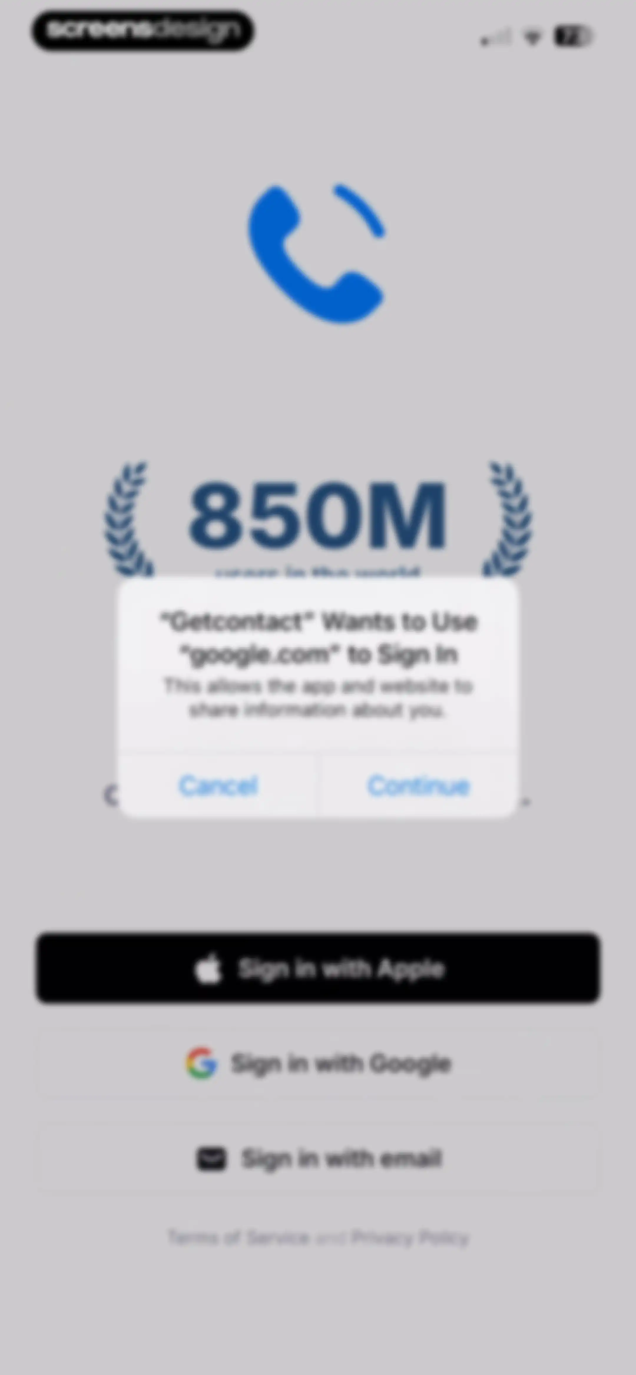 Getcontact screen 8