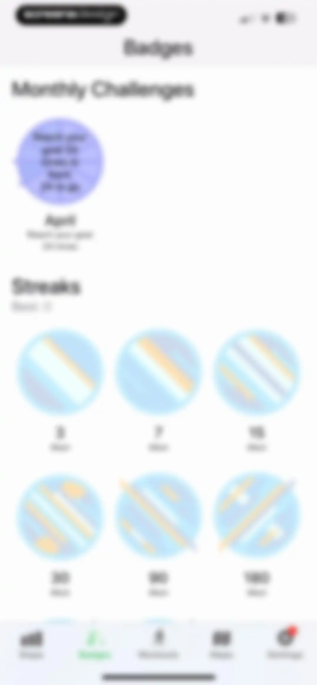 Pedometer++ screen 25