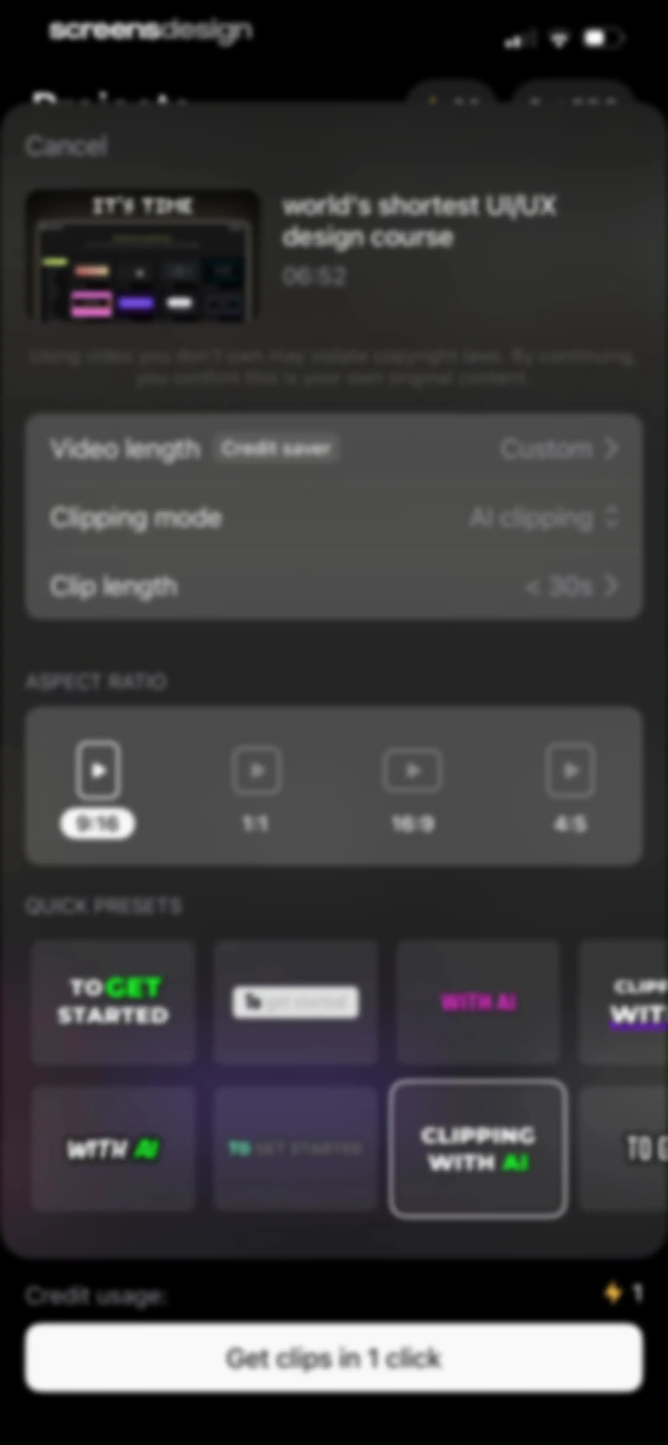 OpusClip - AI video clipping screen 24