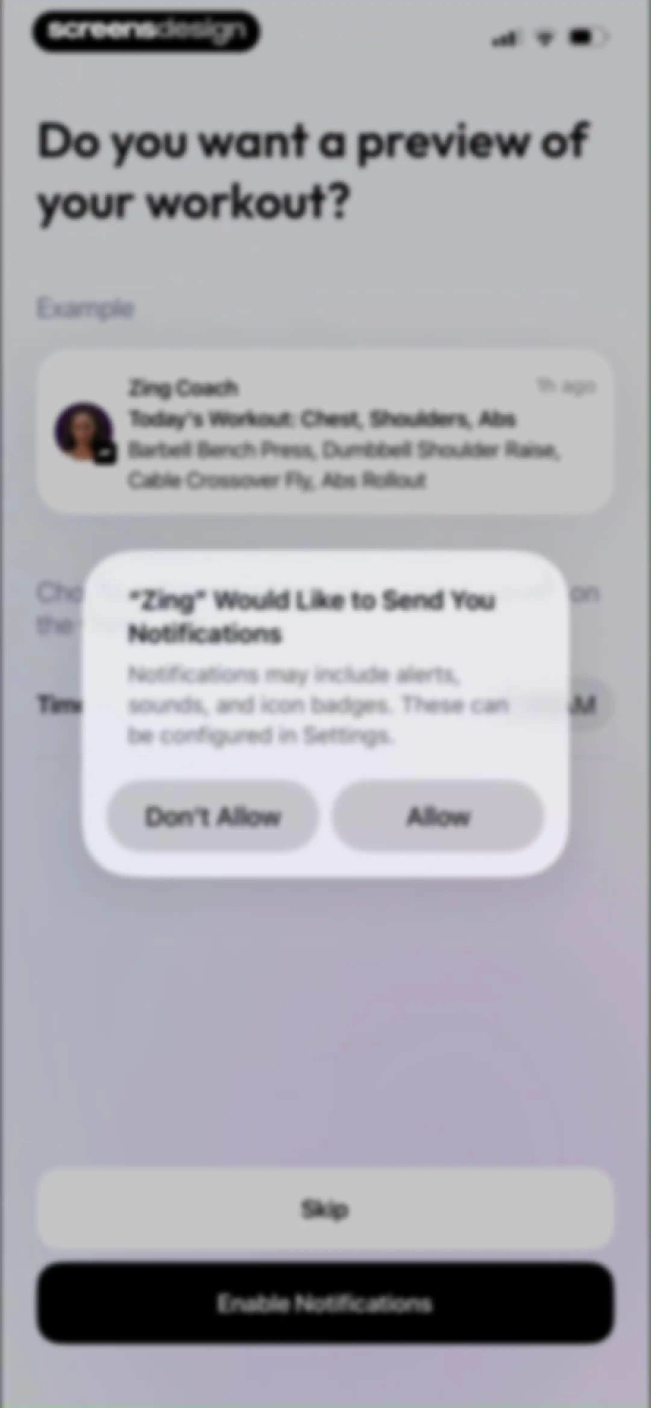 Zing AI: Home & Gym Workouts screen 13