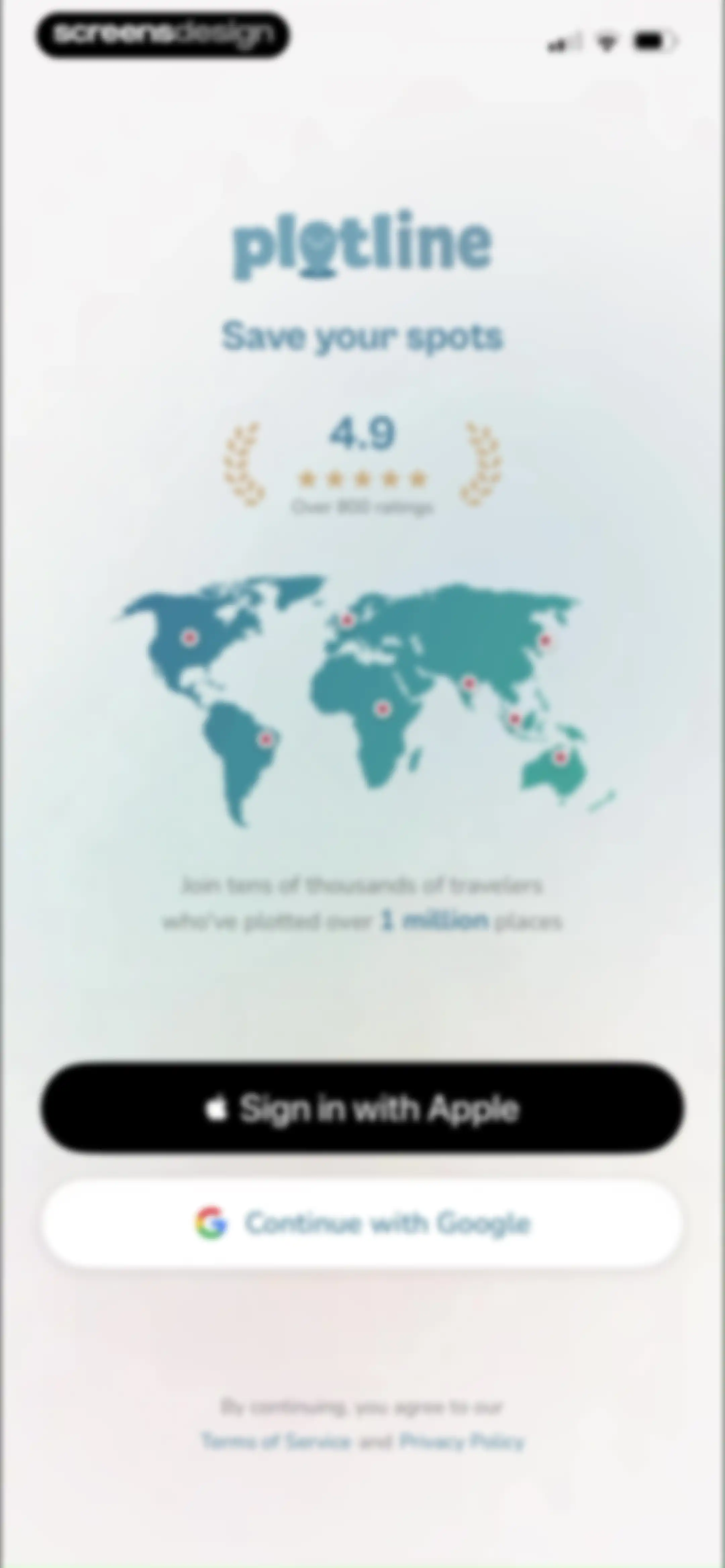 Plotline: Travel Map & Planner screen 20