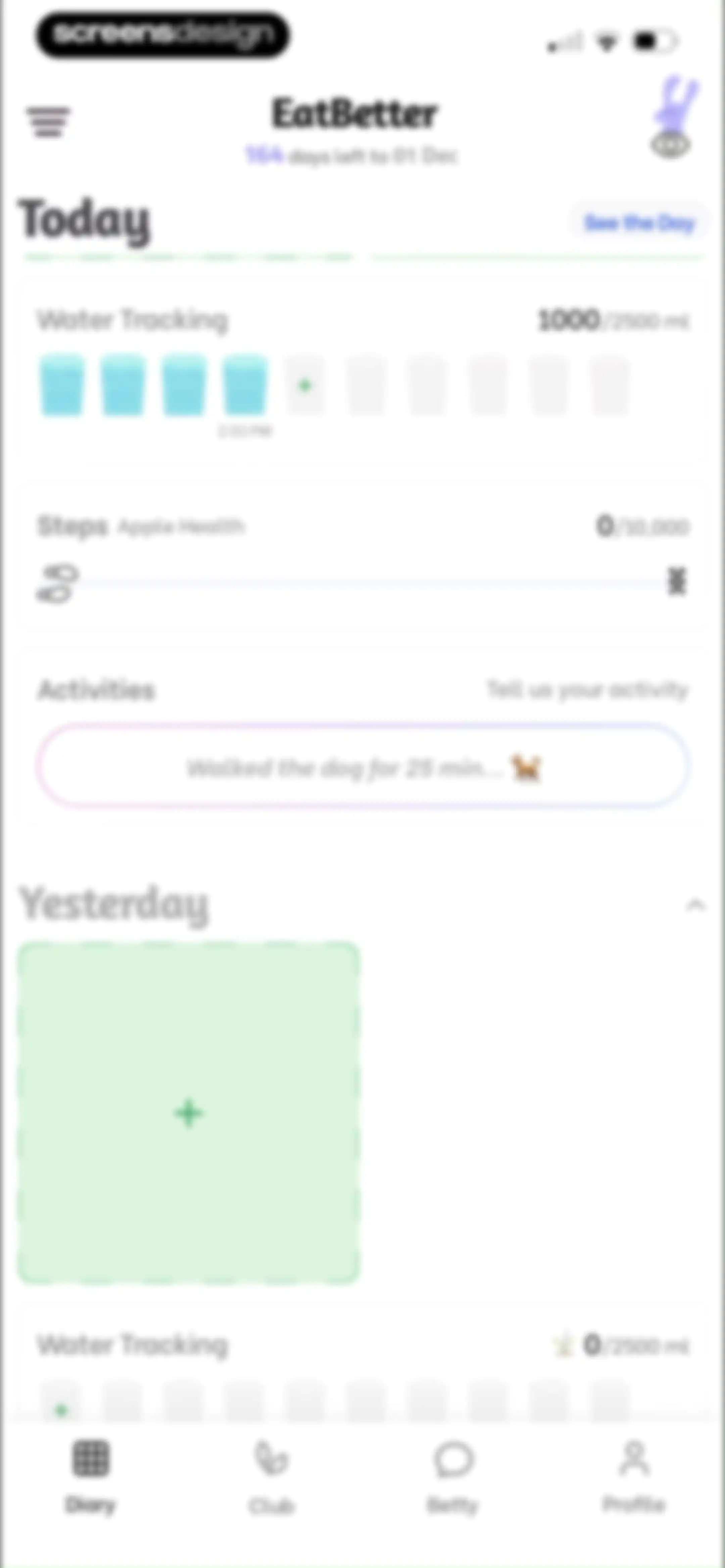 EatBetter: AI Food Journal screen 117