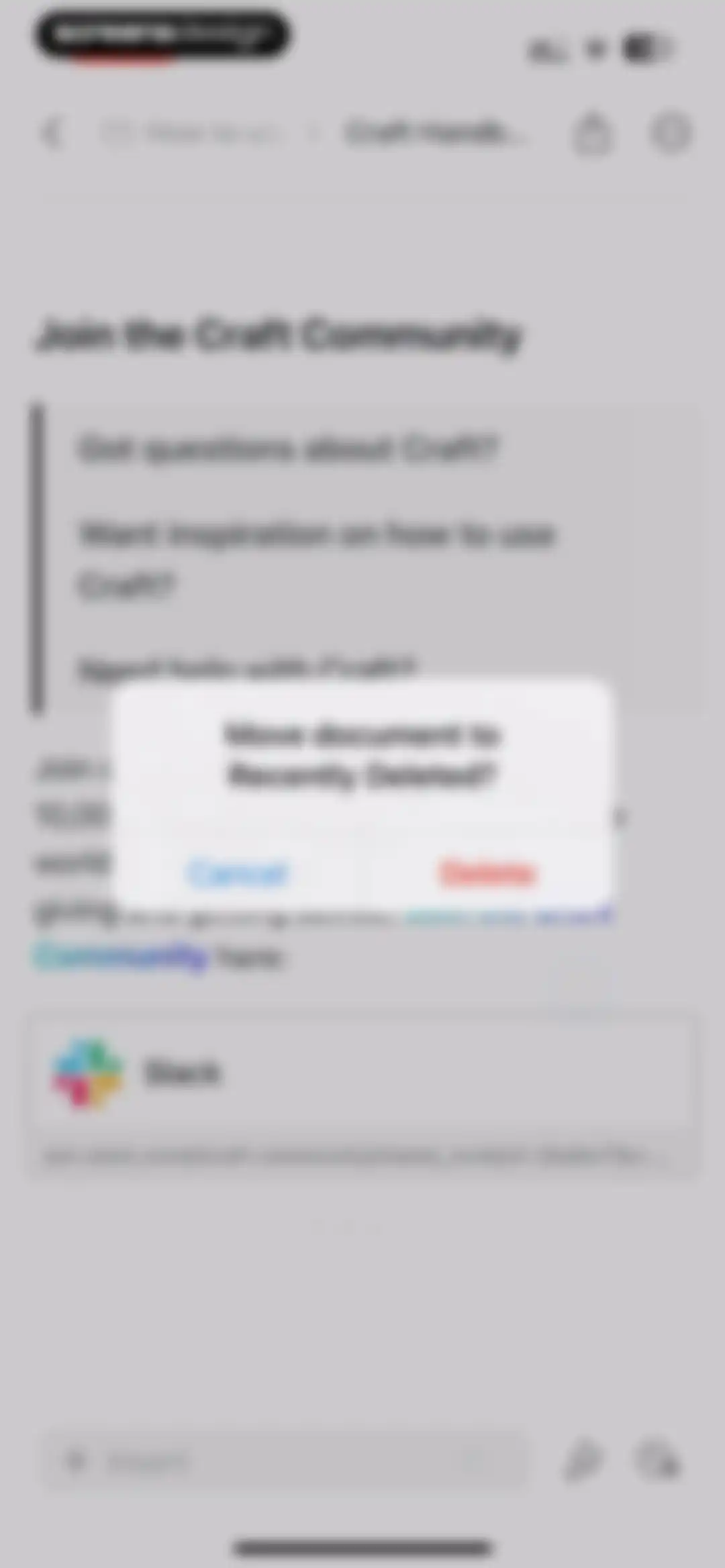 Craft: Notes, Documents, AI screen 92