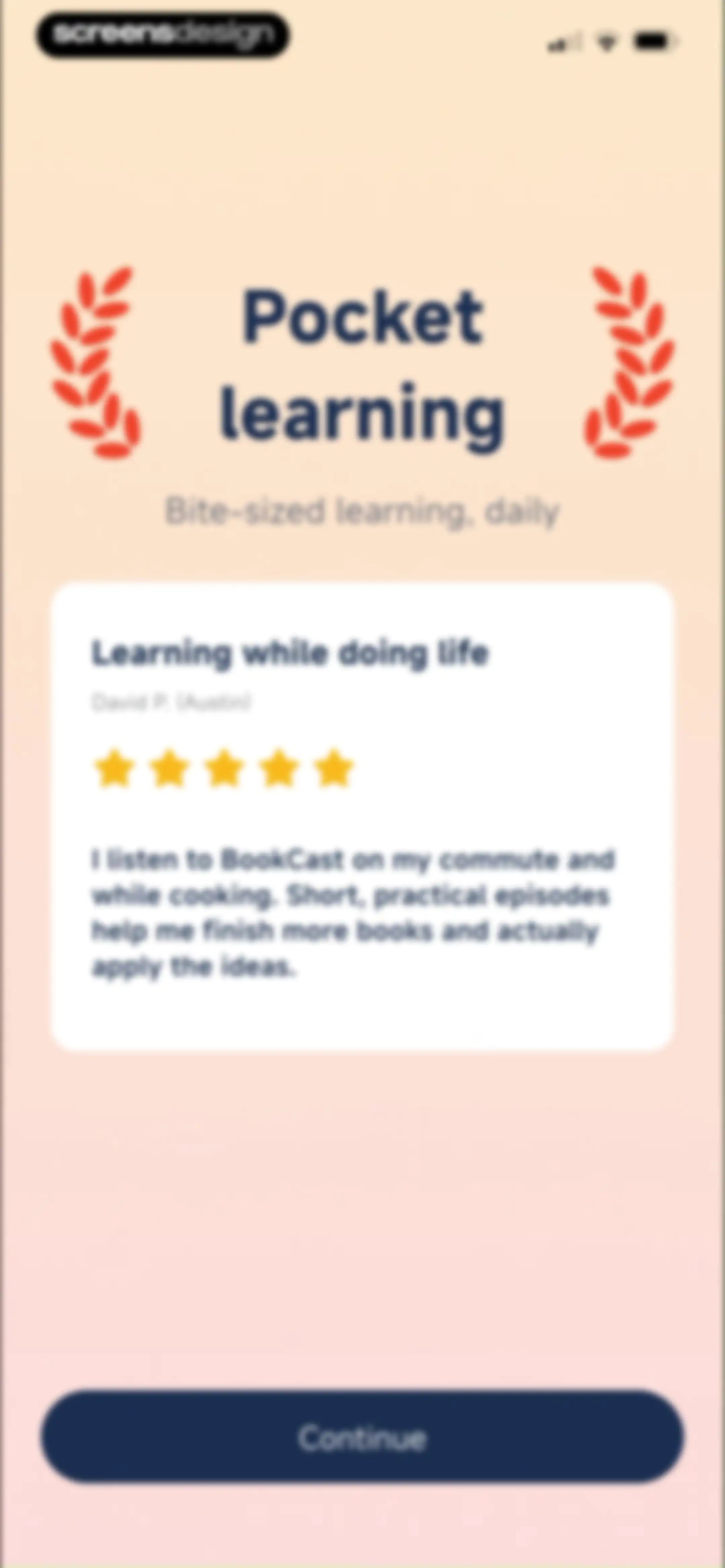 BookCast: 15-Minute Insights screen 18