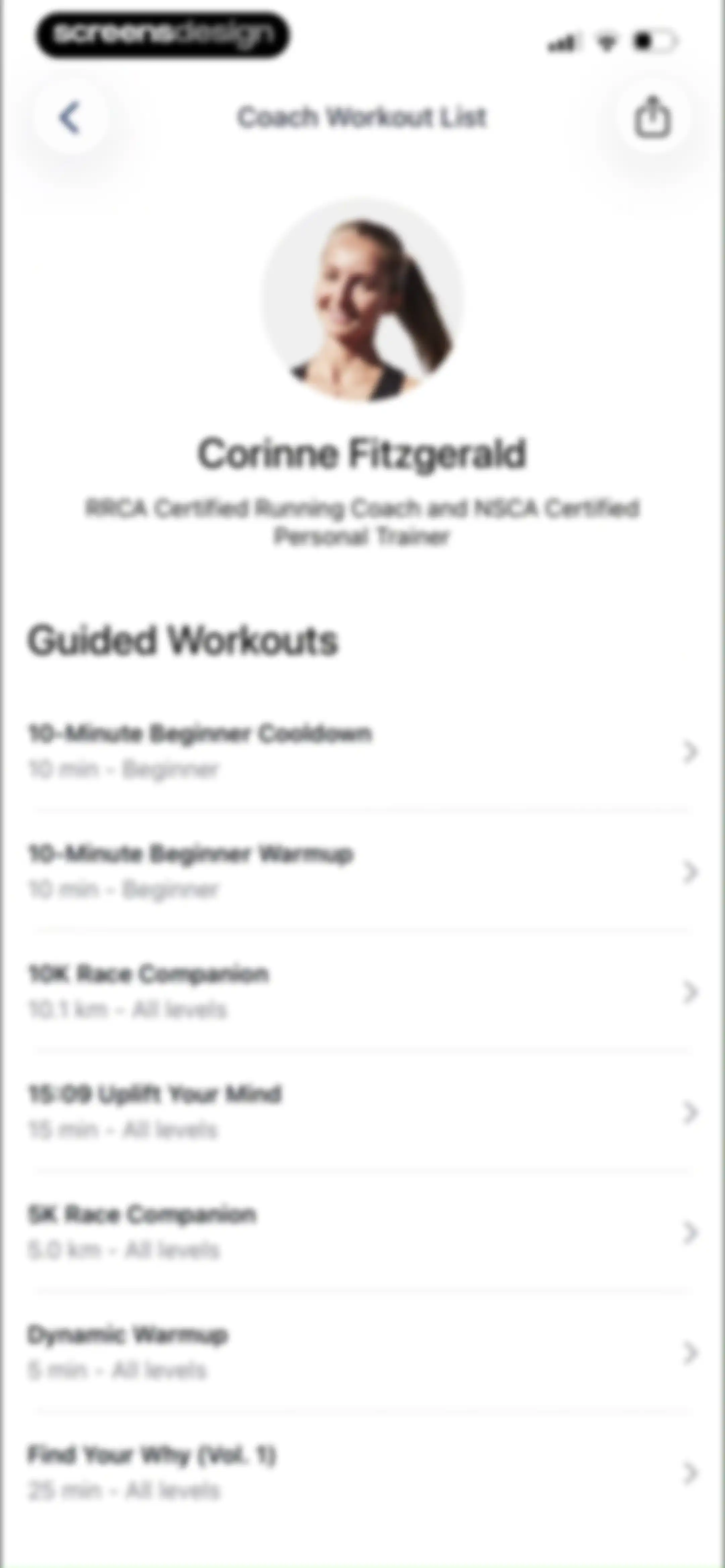 ASICS Runkeeper—Run Tracker screen 105