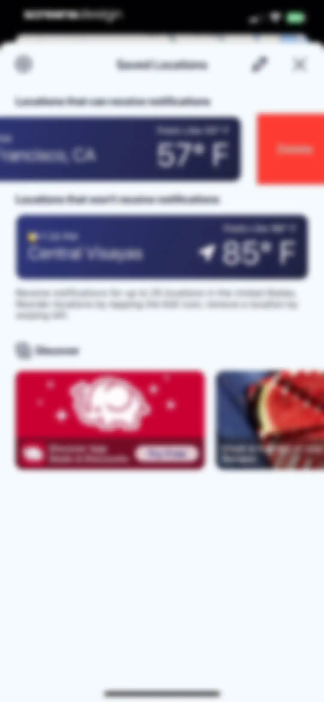 Weather Hi-Def Radar Forecast screen 21