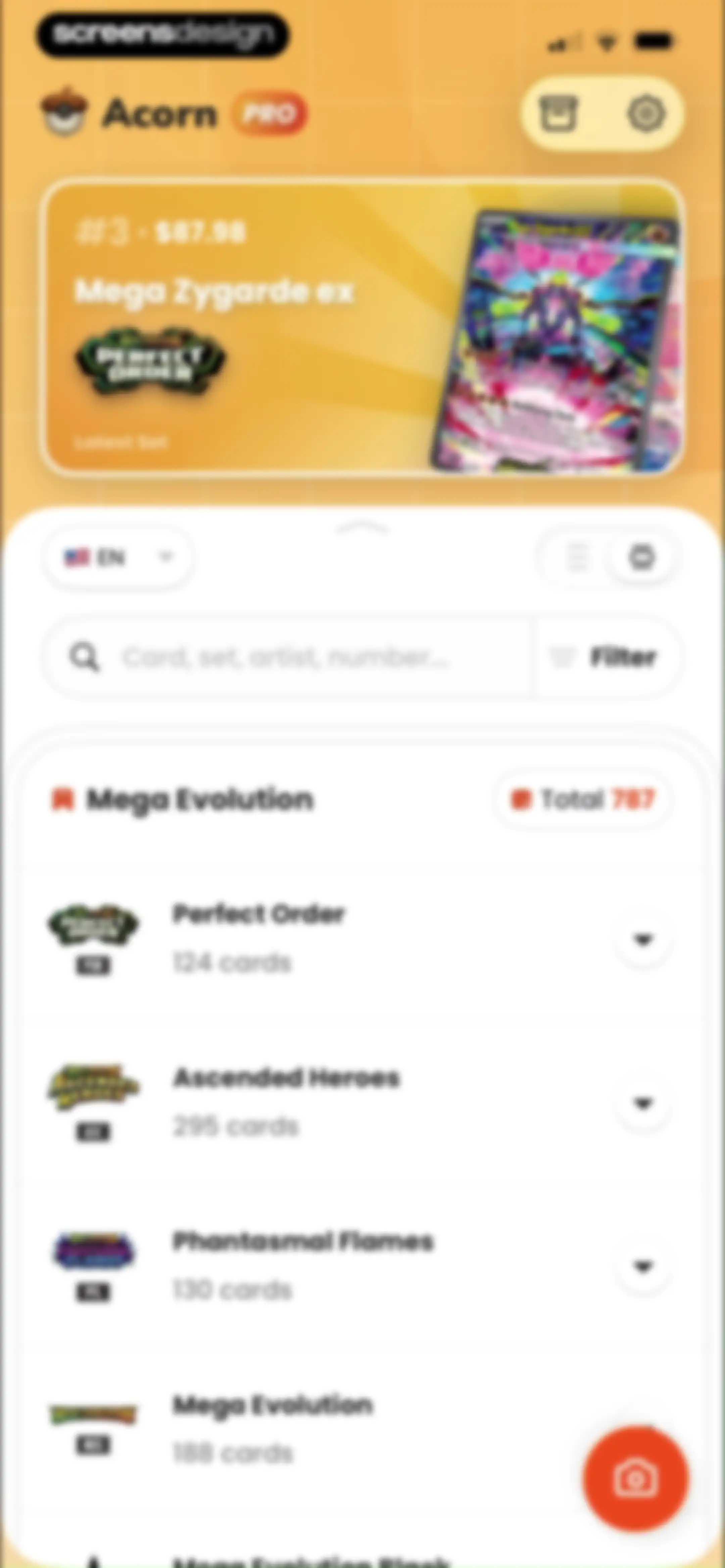 Acorn TCG ‒ Card Scanner App screen 36