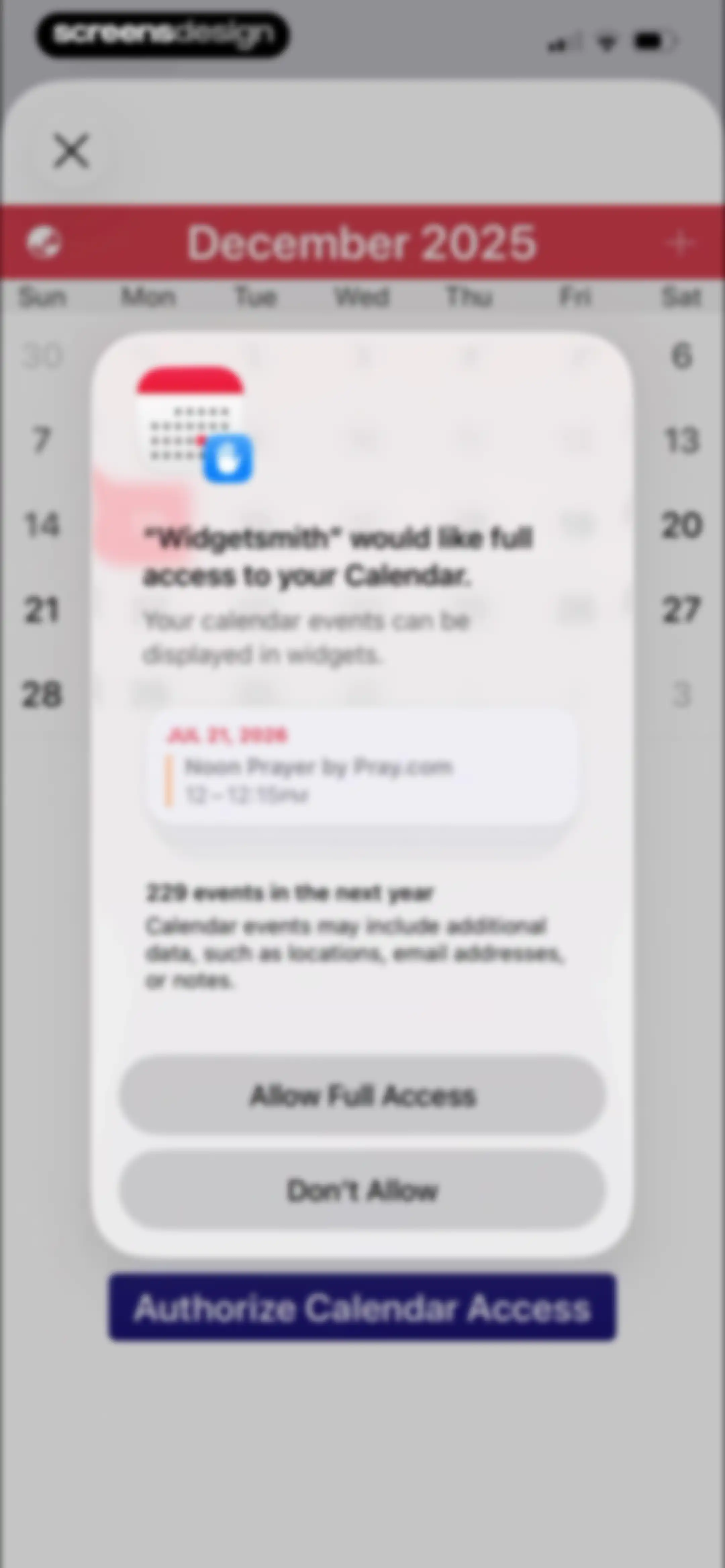 Widgetsmith screen 102