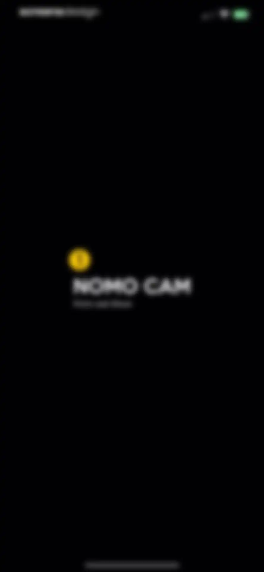 NOMO CAM - Point and Shoot screen 1