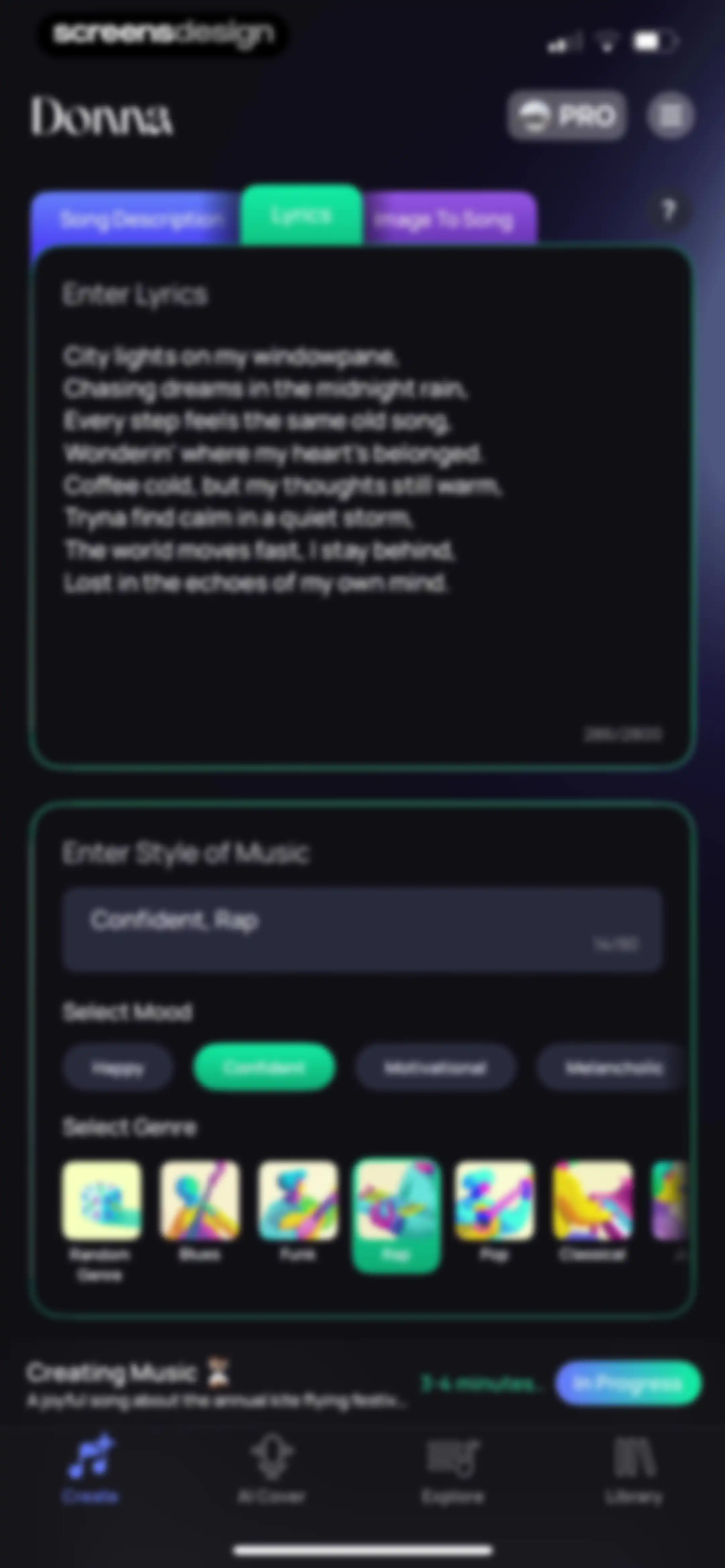 Donna AI Song & Music Maker screen 20