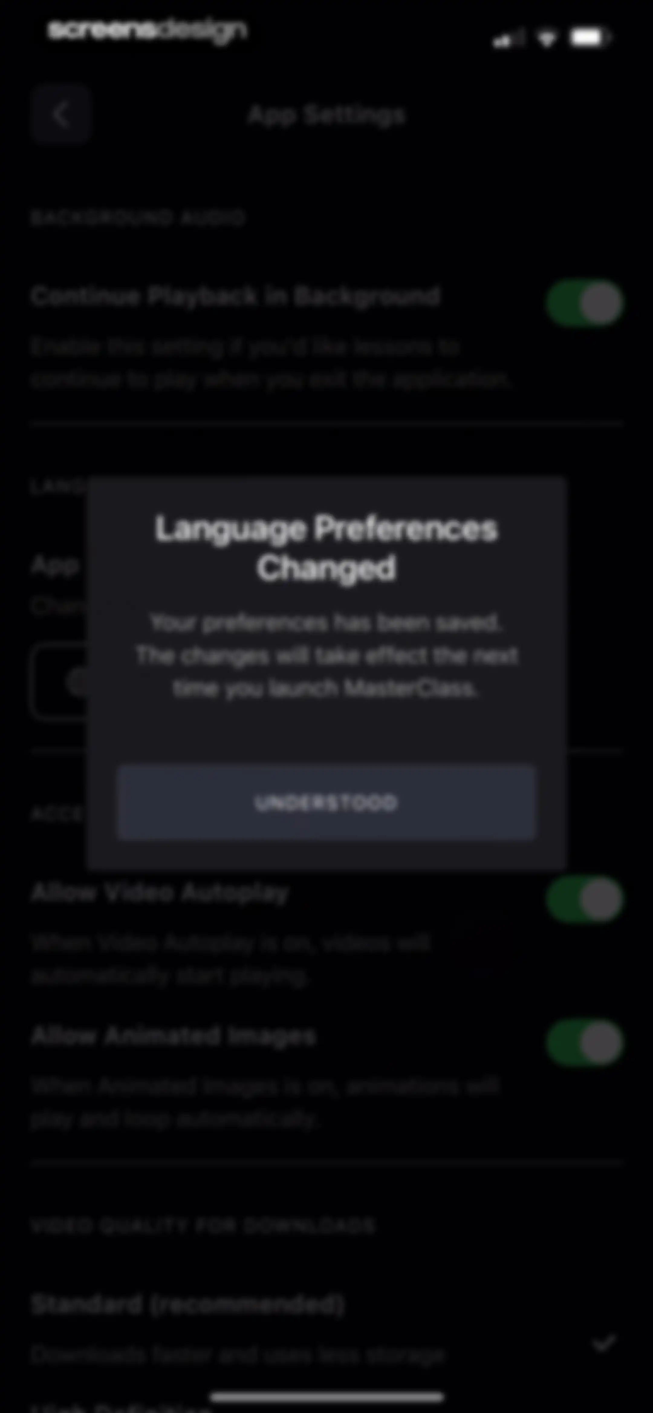 MasterClass: Online Classes screen 46