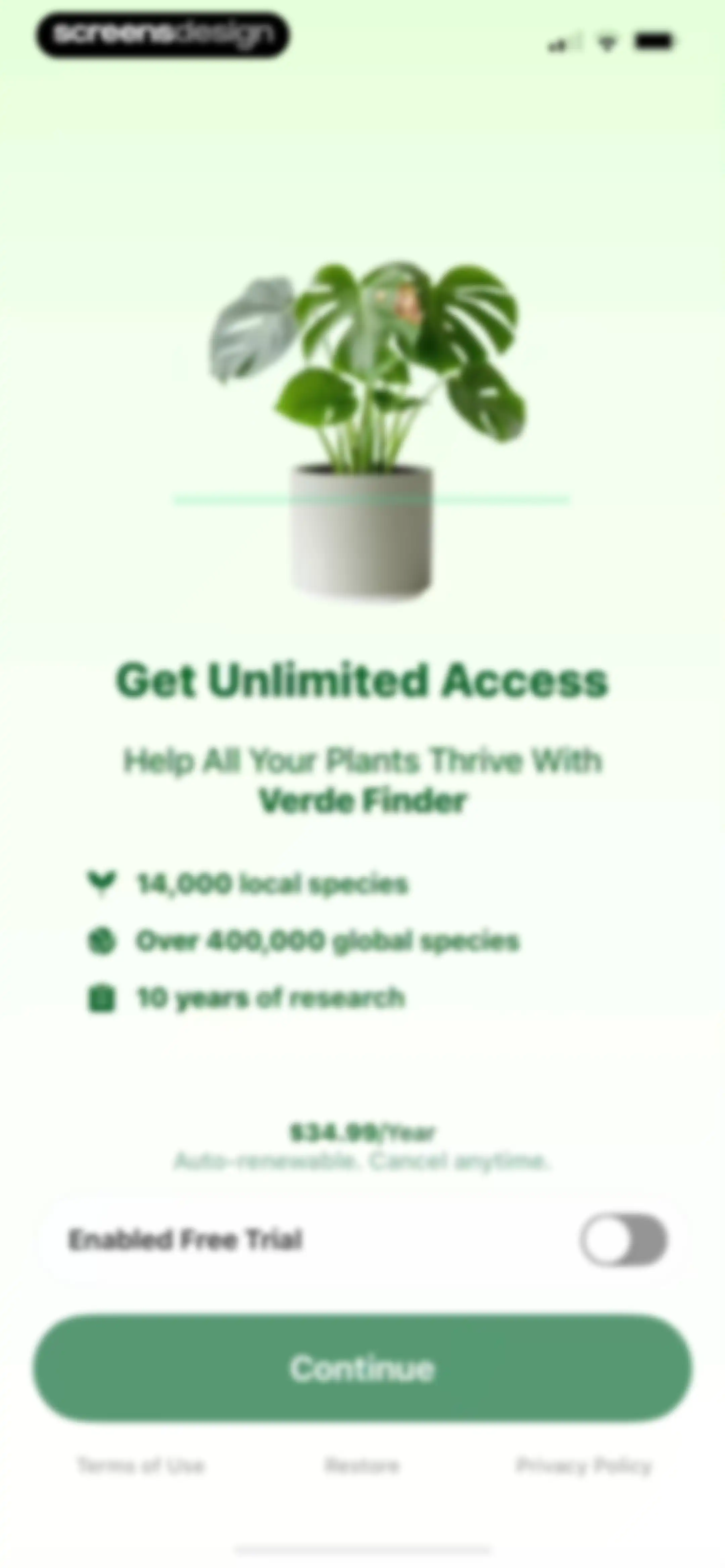 Verde Finder : identify plants screen 7