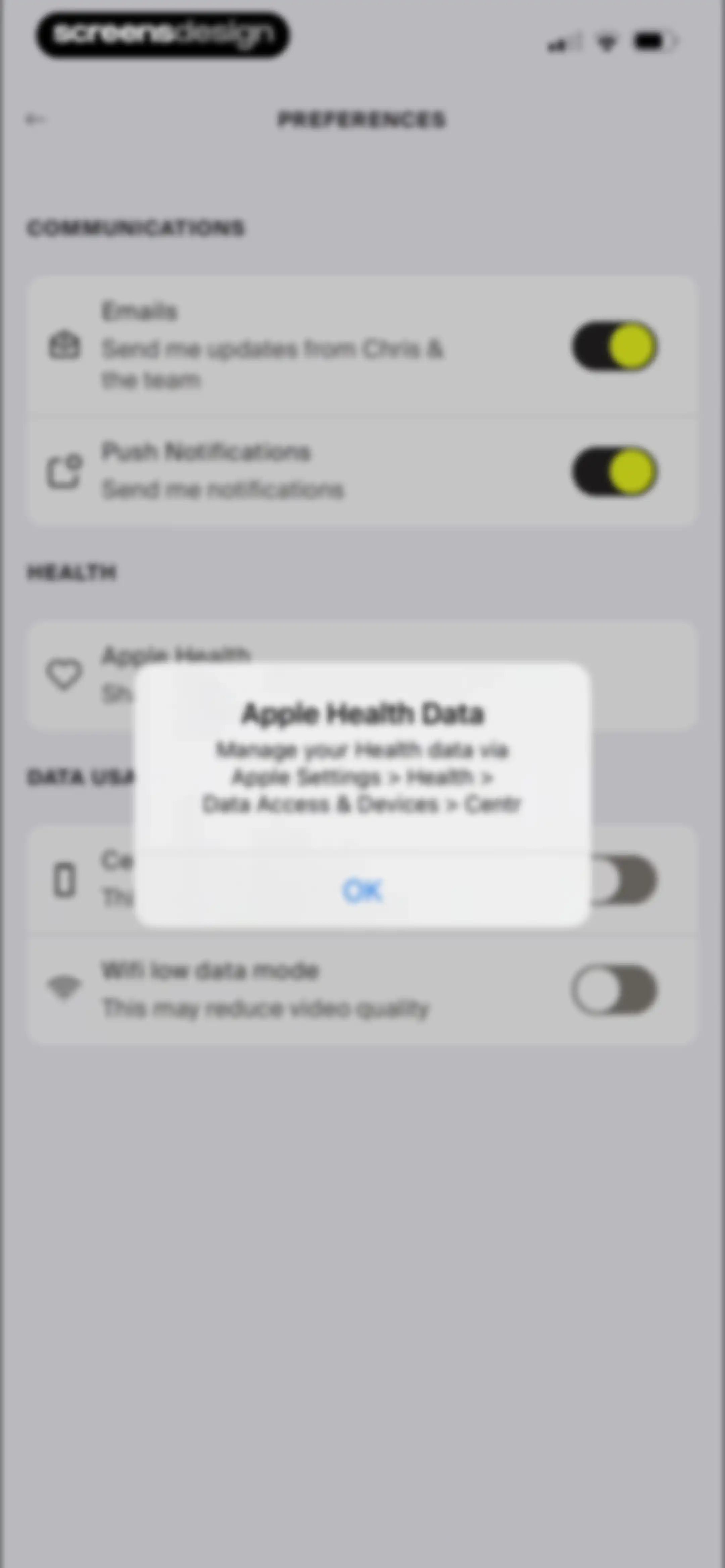 Centr: Strength & Fitness App screen 123