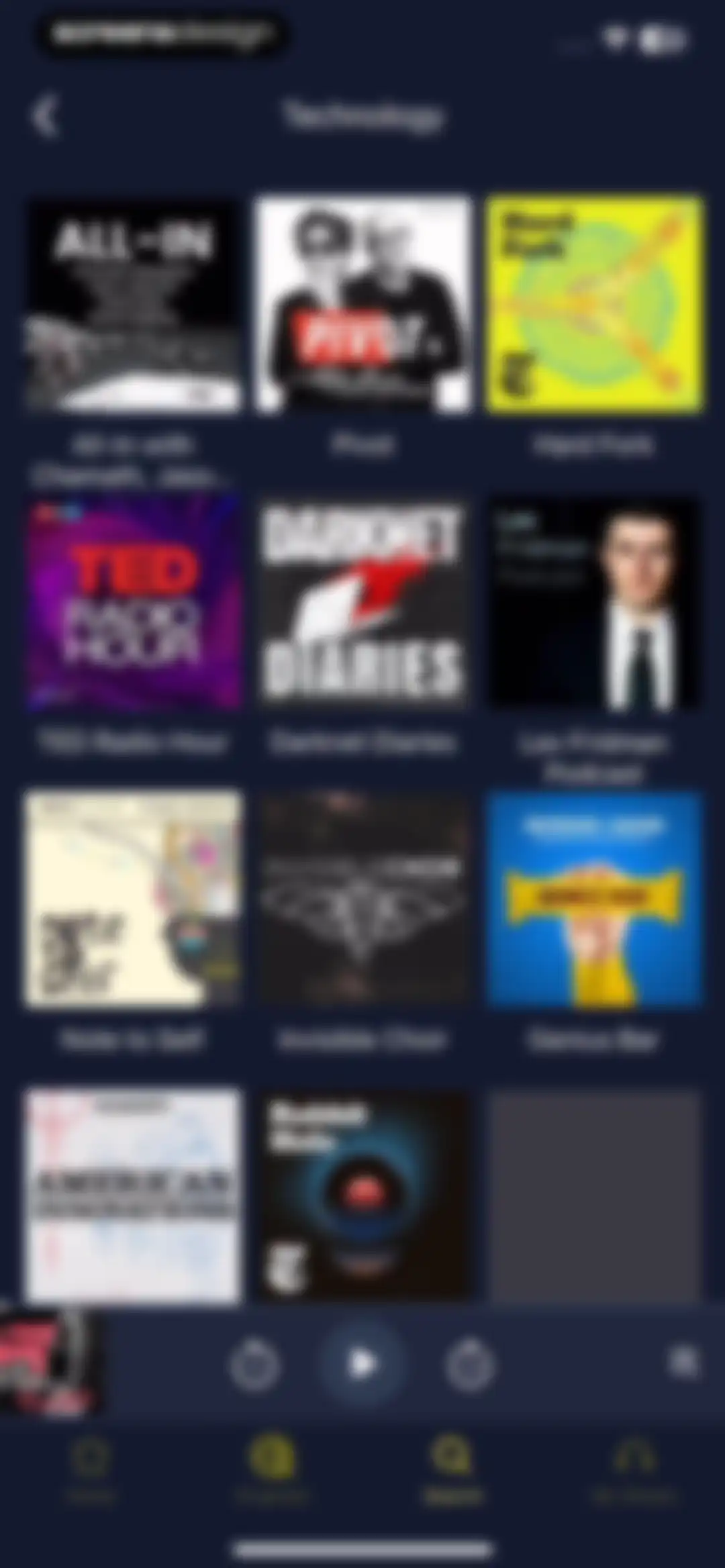 Luminary Podcasts & Originals screen 62