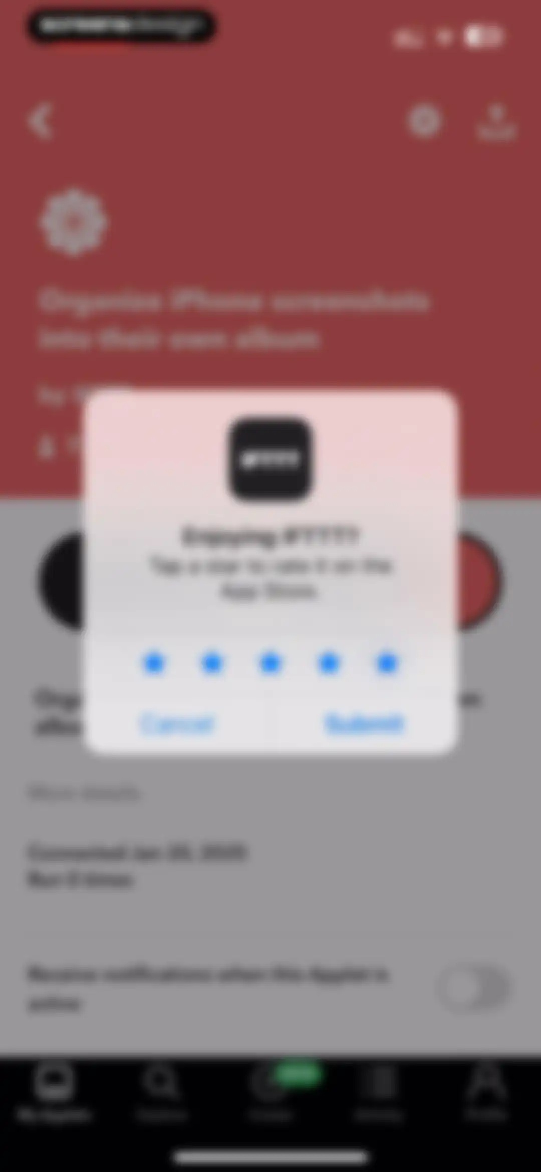 IFTTT - Automate work and home screen 18